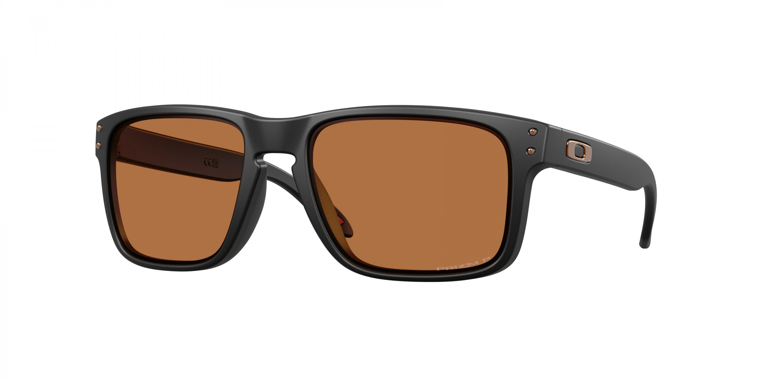 Lunettes de soleil Oakley - Holbrook - OO9102-AM Noir mat - Cat.3 Polarisé Prizm Bronze