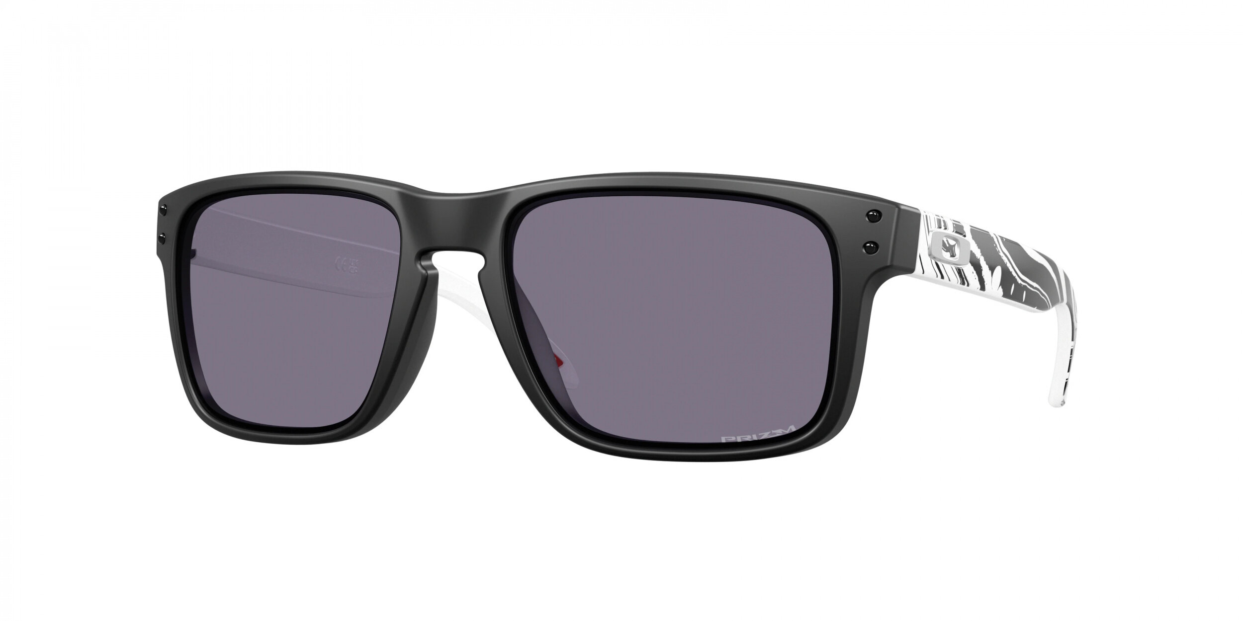 Lunettes de soleil Oakley - Holbrook - OO9102-Z5 Noir mat - Cat.3 Prizm Gris