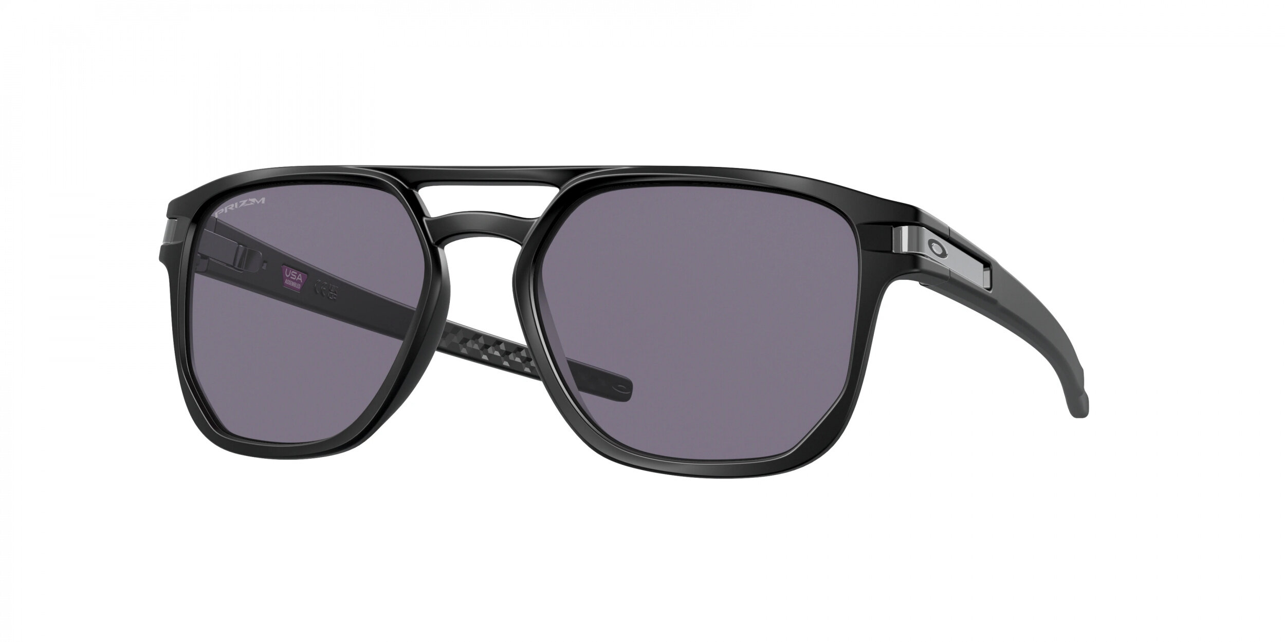 Lunettes de soleil Oakley - Latch Beta - OO9436-01 Noir mat - Cat.3 Prizm Gris