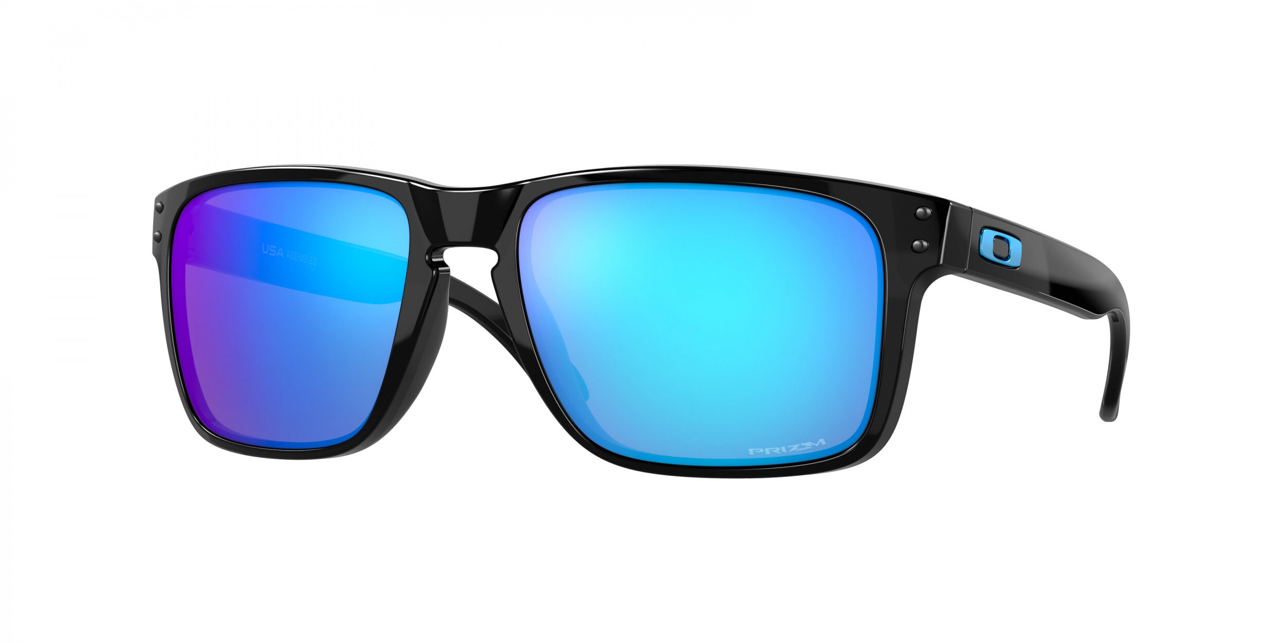 Lunettes de soleil Oakley - Holbrook XL - OO9417-03 Noir poli - Cat.3 Prizm Saphir