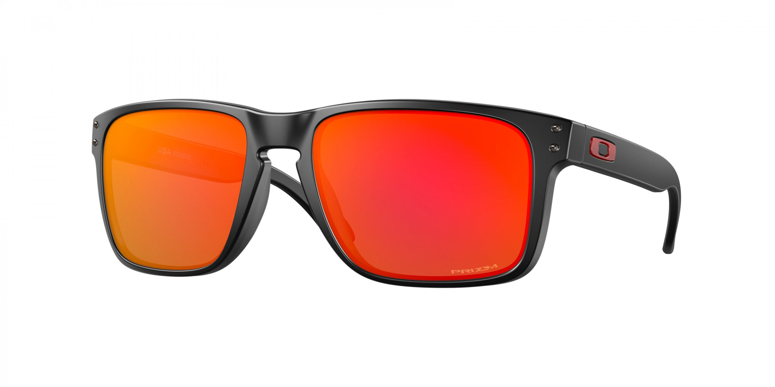Lunettes de soleil Oakley - Holbrook XL - OO9417-04 Noir mat - Cat.3 Prizm Rubis