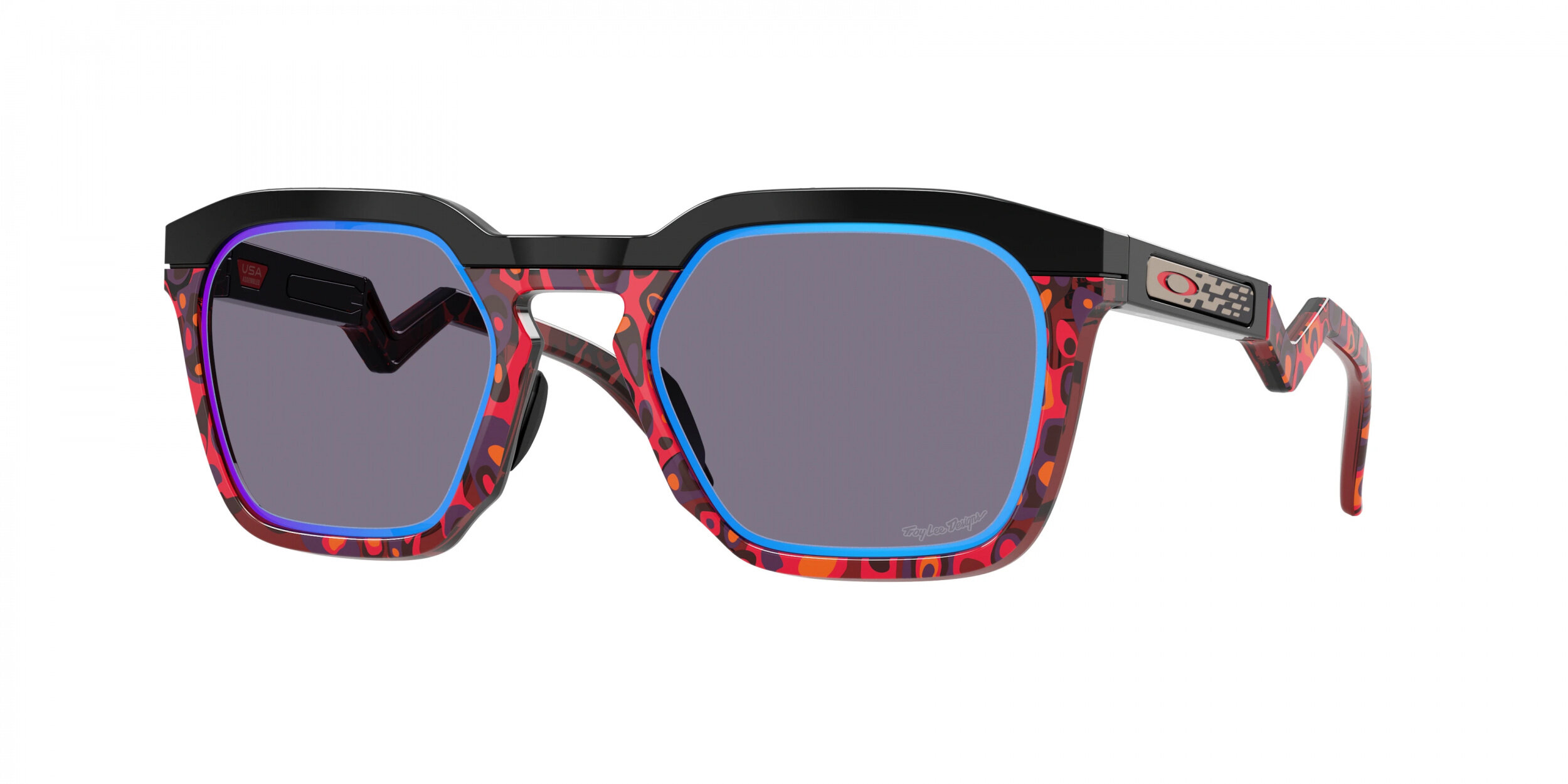 Lunettes de soleil Oakley - HSTN SQ - OO9533-09 Noir poli - Cat.3 Prizm Gris
