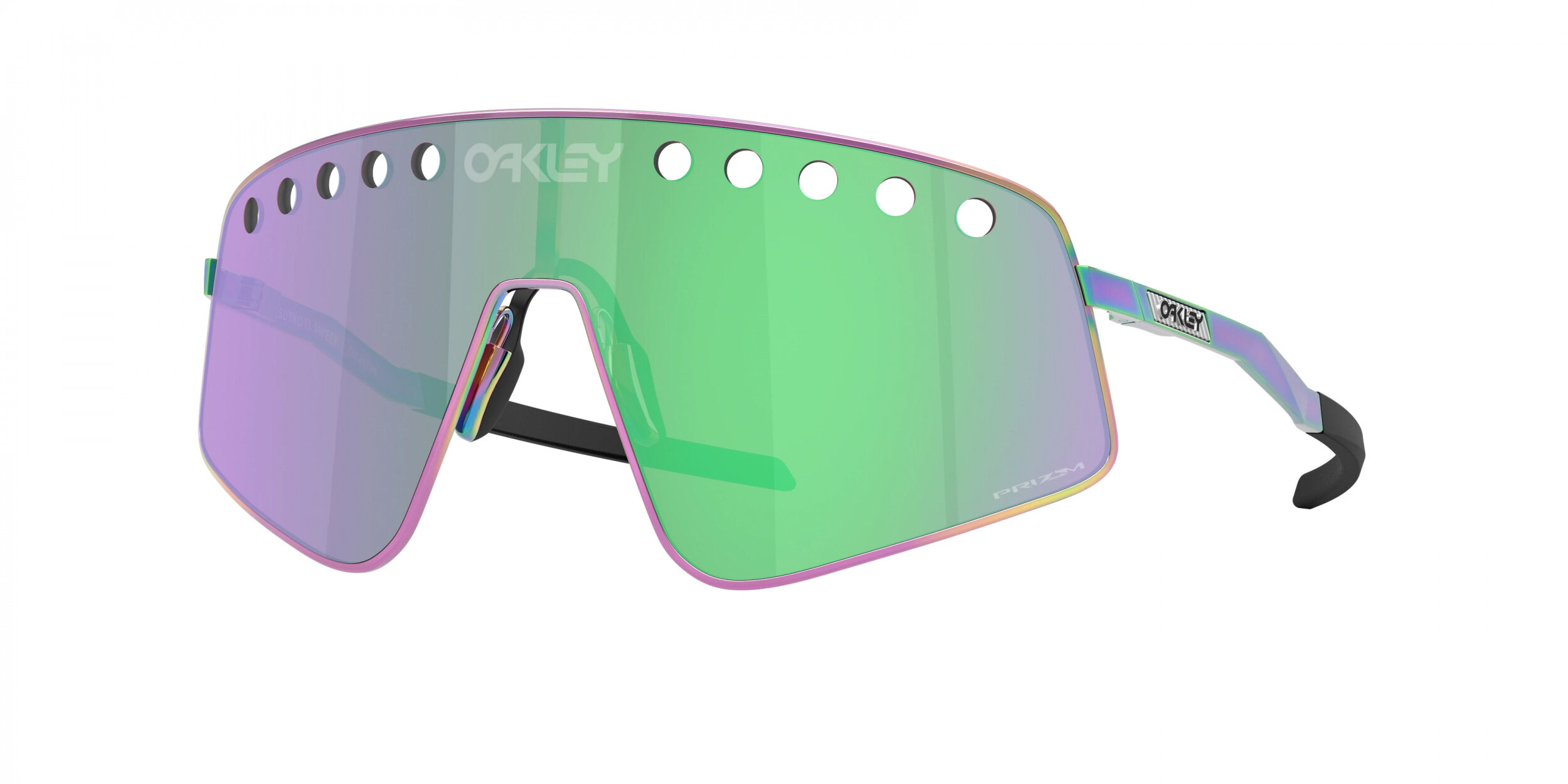 Lunettes de soleil Oakley - Sutro TI Sweep - OO6025-05 Marée noire poli - Cat.3 Prizm Road Jade
