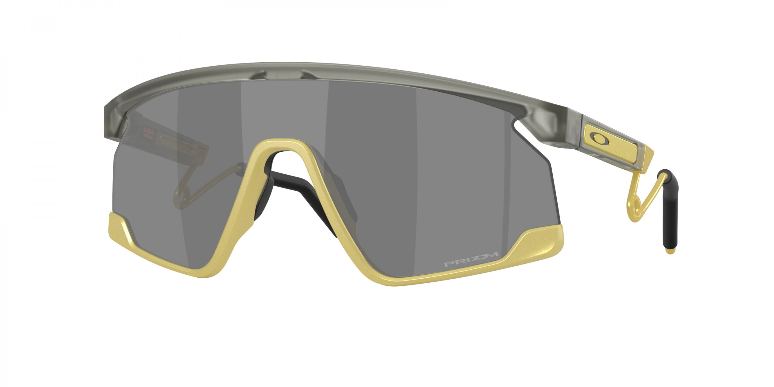 Lunettes de soleil Oakley - BXTR Metal - OO9237-14 Encre gris mat/Doré vintage - Cat.3 Prizm Noir