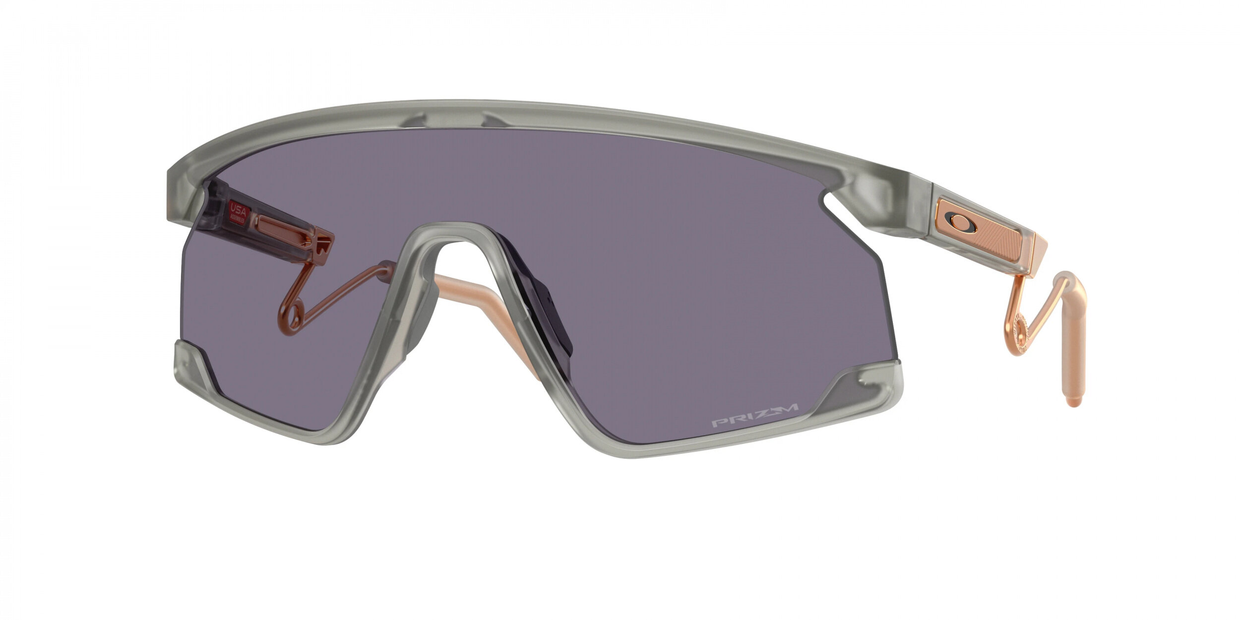 Lunettes de soleil Oakley - BXTR Metal - OO9237-13 Gris encre transparent - Cat.3 Prizm Gris