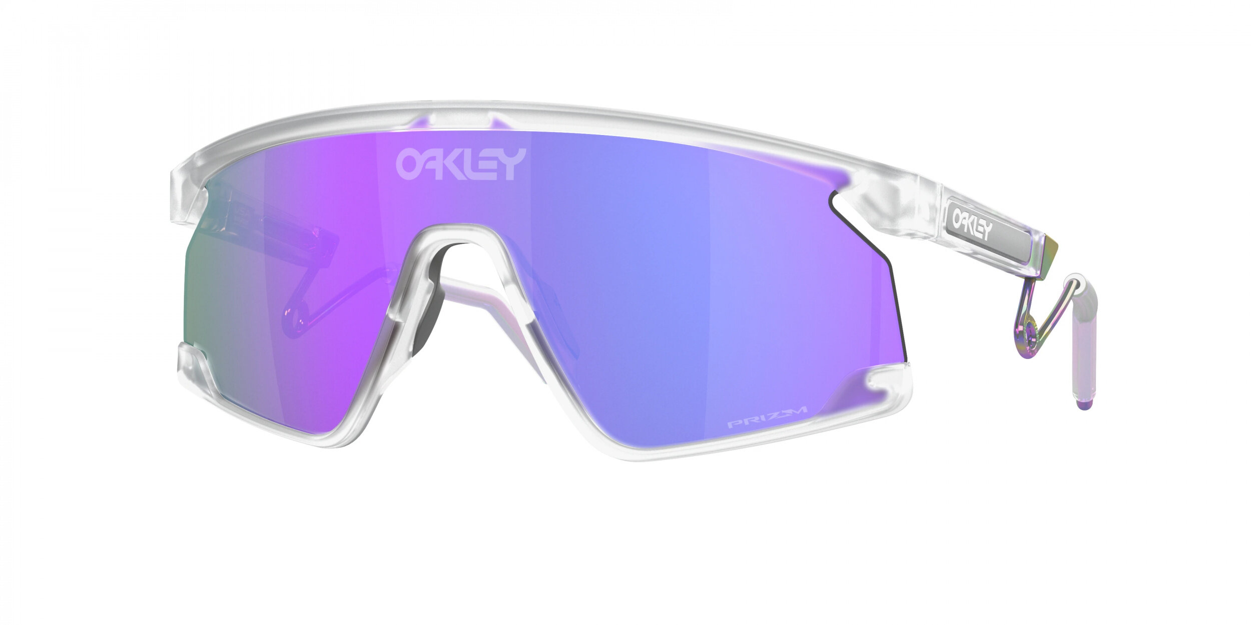 Lunettes de soleil Oakley - BXTR Metal - OO9237-02 Incolore mat - Cat.3 Prizm Violet