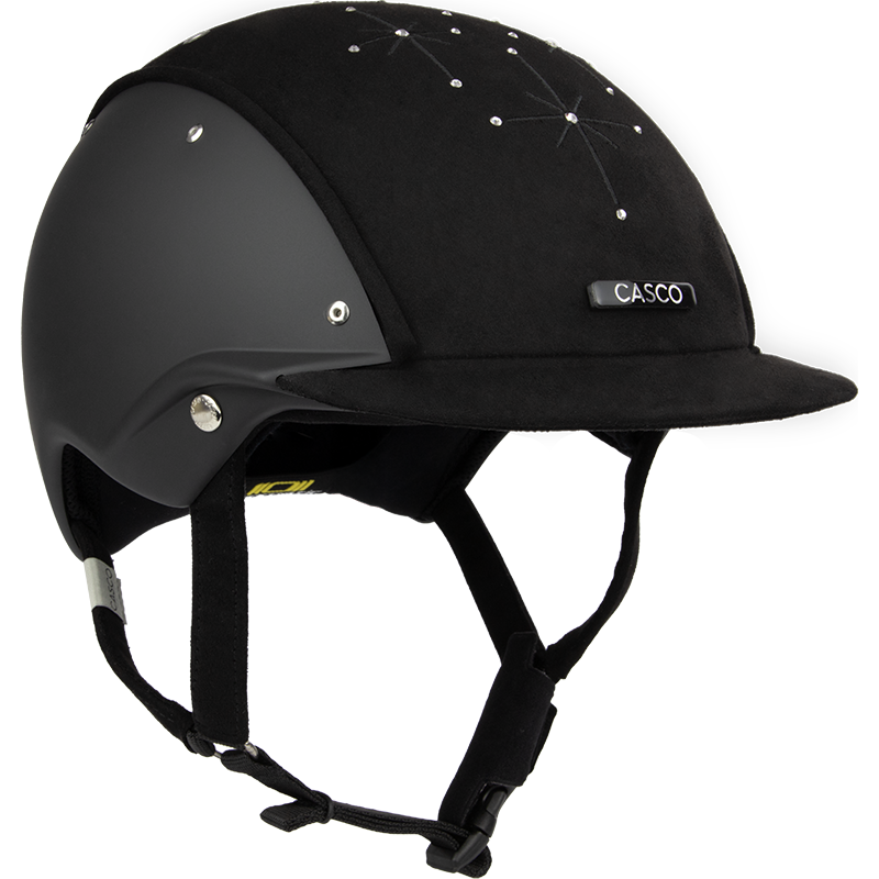 Casque déquitation Casco - APART - Brillant Black