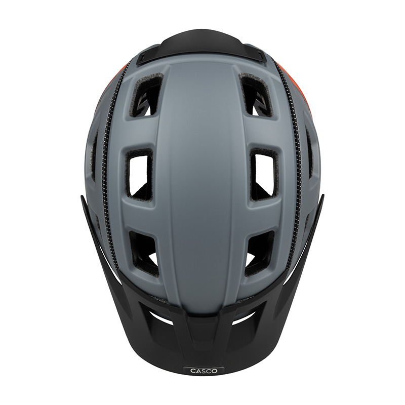 Casque de vélo Casco - COSMO Explorer Split Basalt - Gris et orange mat 6