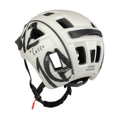 Casque de vélo Casco - COSMO Explorer Riptide Silk - Blanc soie mat 4