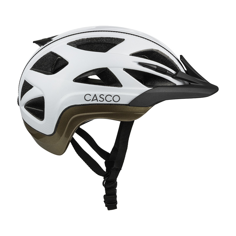 Casque de vélo Casco - ACTIV SL Structure - Blanc structuré et olive 3