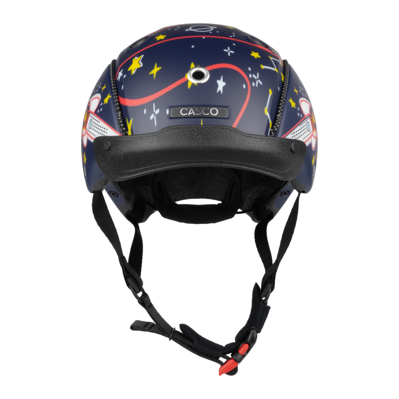 Casque de vélo et de Ski Casco - MINI 2 Junior - Spacemouse Rocket - Bleu foncé mat 2