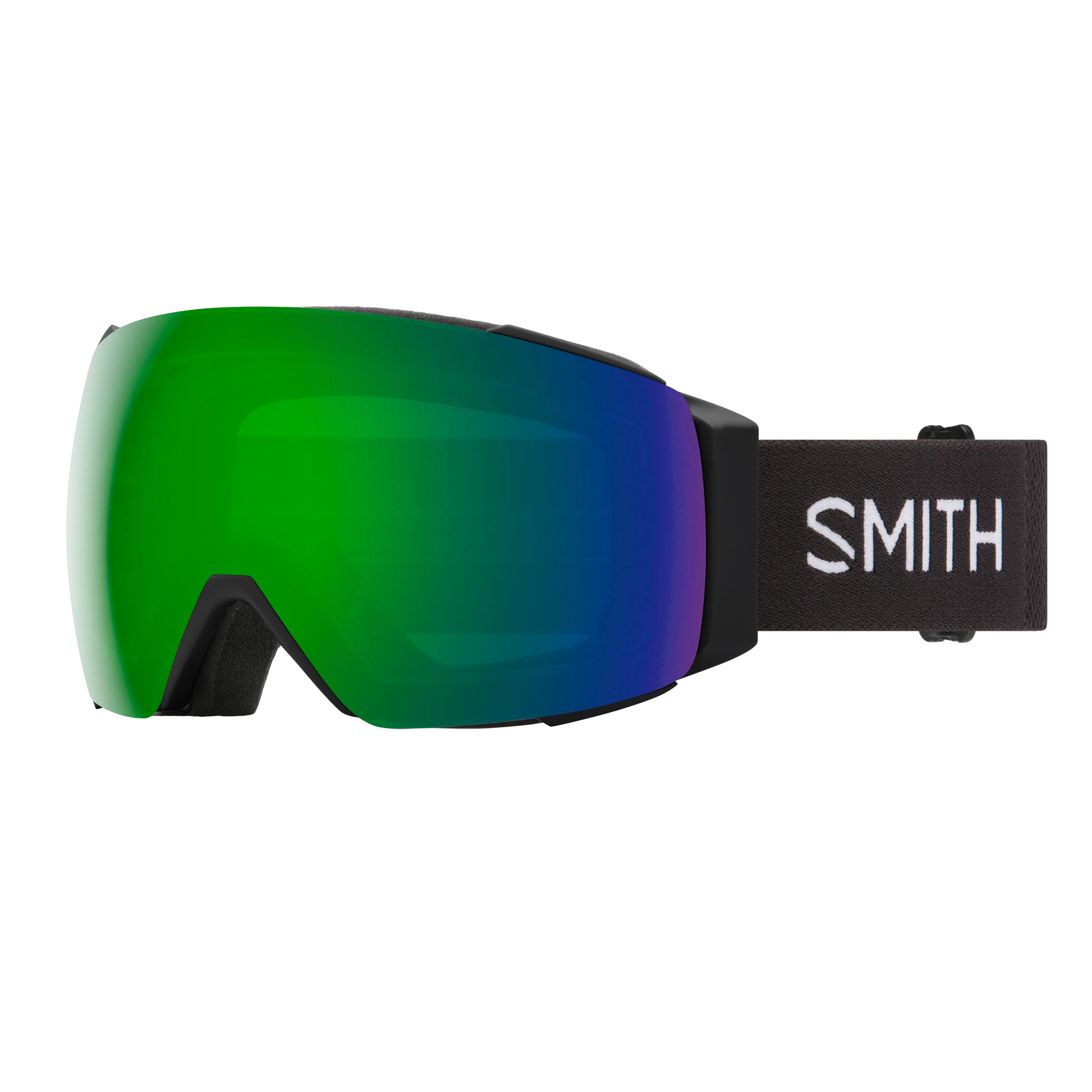 Masque de ski Smith - I/O MAG - Noir - ChromaPop Sun Green Mirror