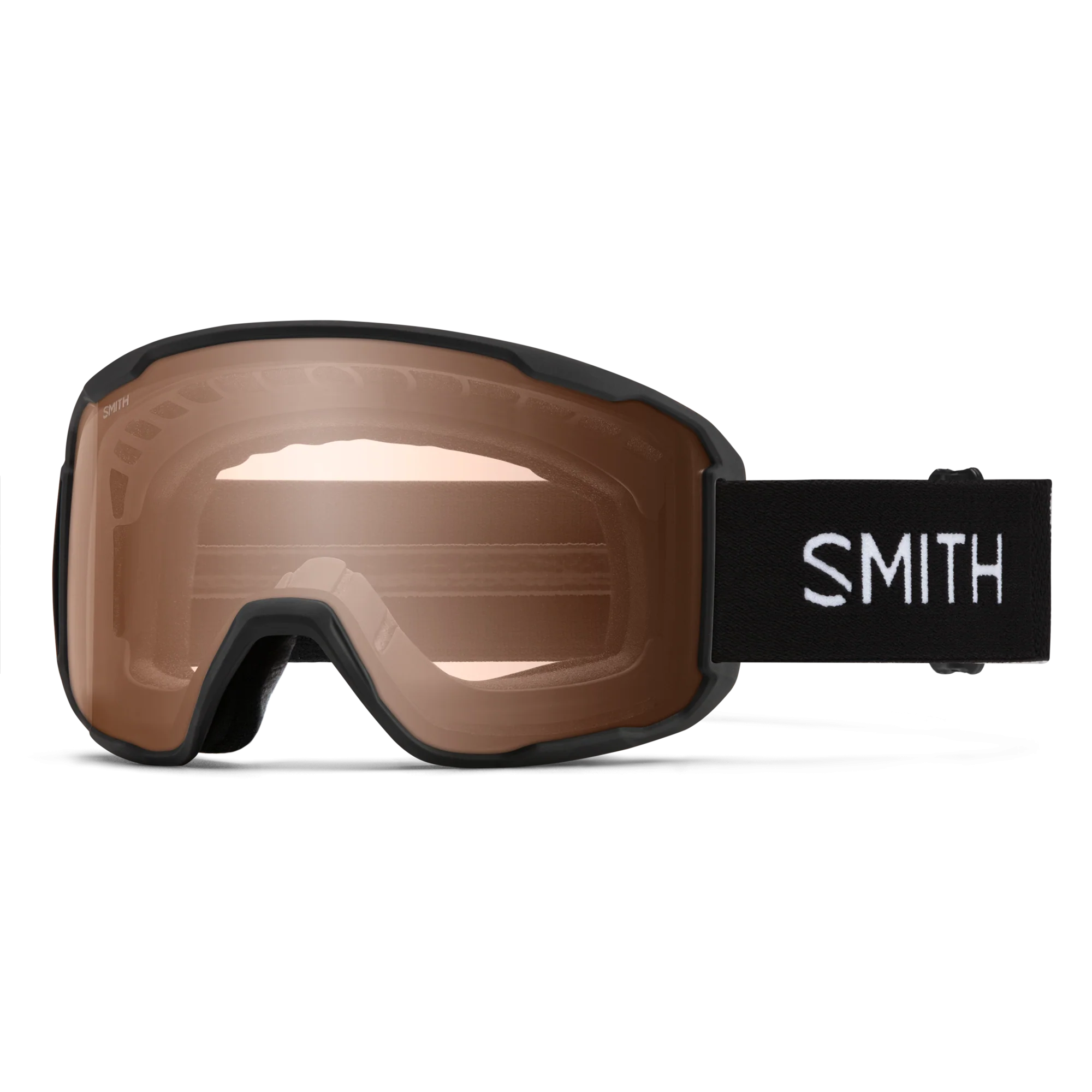 Masque de ski Smith - Preview - Noir - ChromaPop Storm Amber