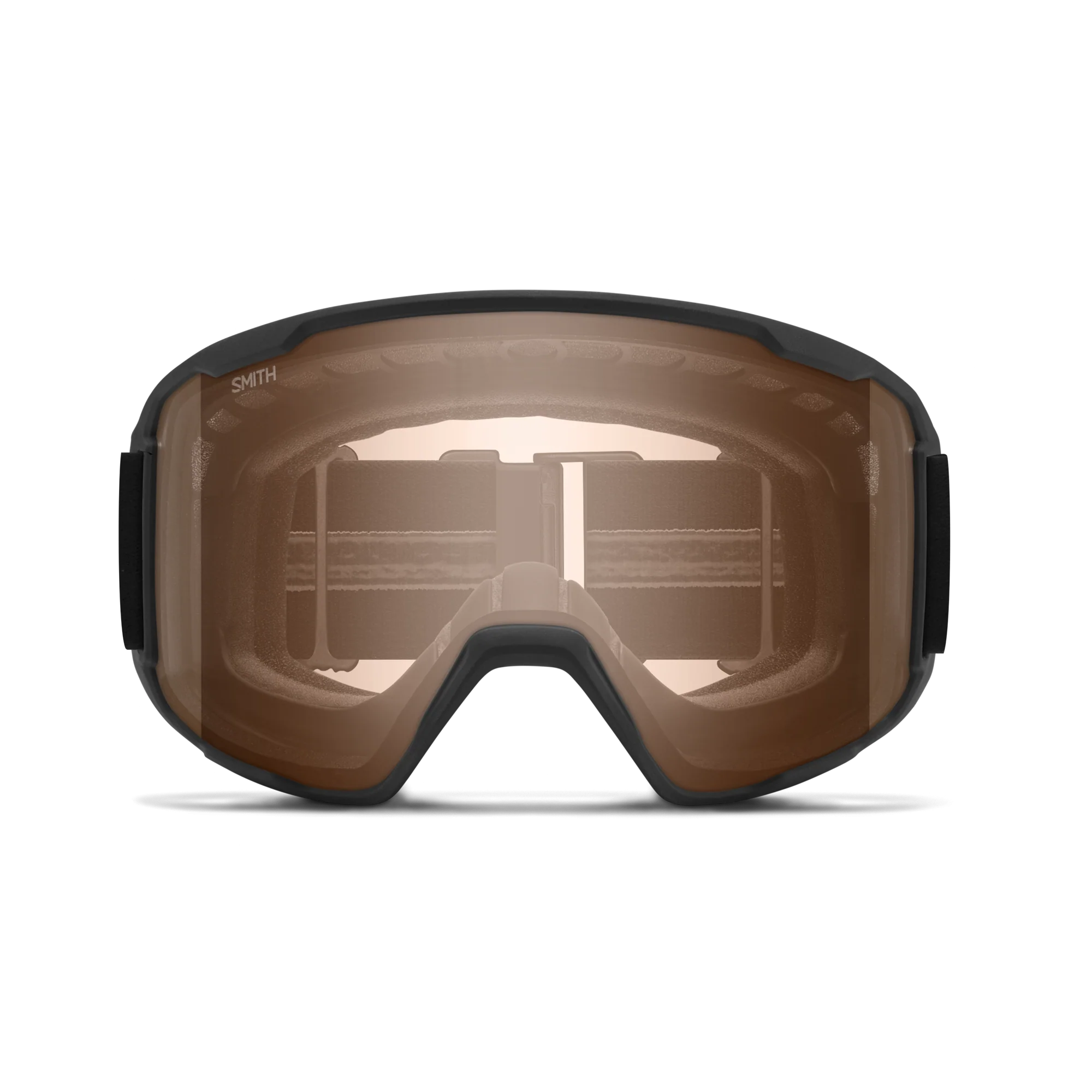 Masque de ski Smith - Preview - Noir - ChromaPop Storm Amber 2