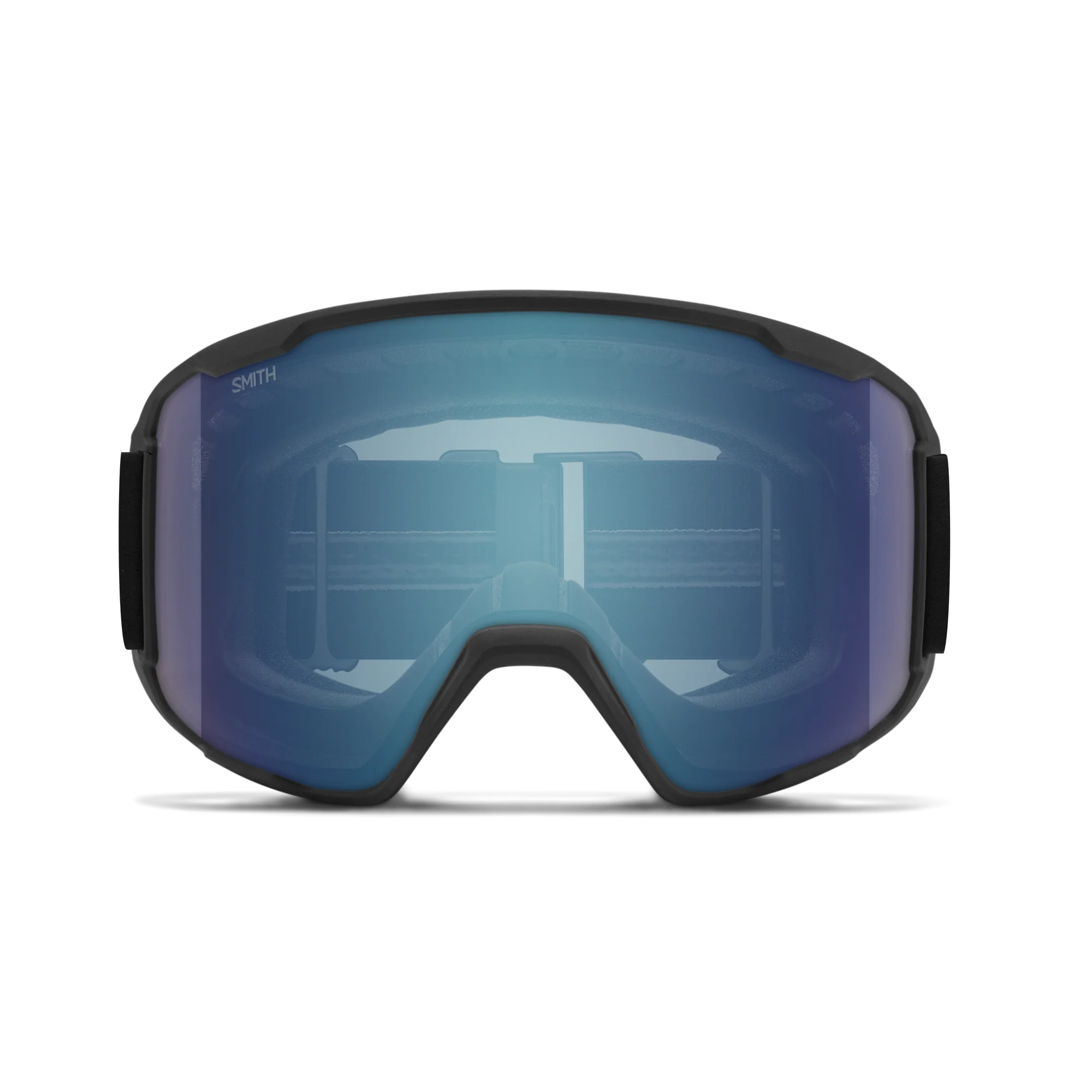 Masque de ski Smith - Preview - Noir - ChromaPop Everyday Blue Mirror 2