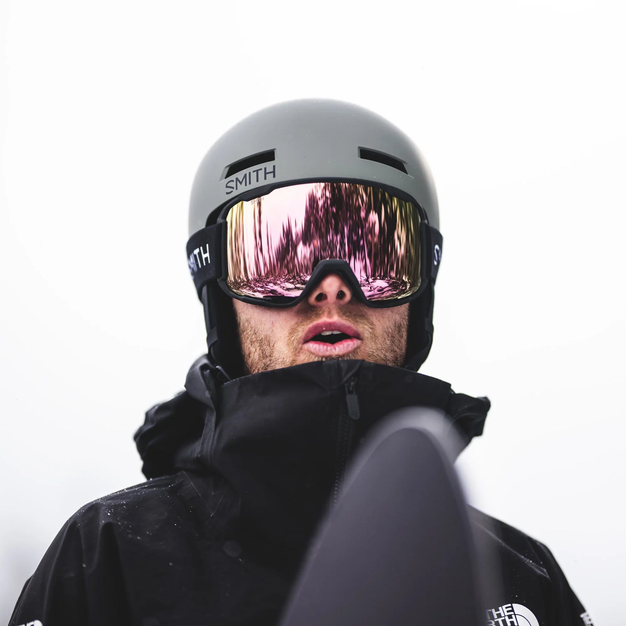 Masque de ski Smith - Preview - Noir - ChromaPop Everyday Rose Gold Mirror 5