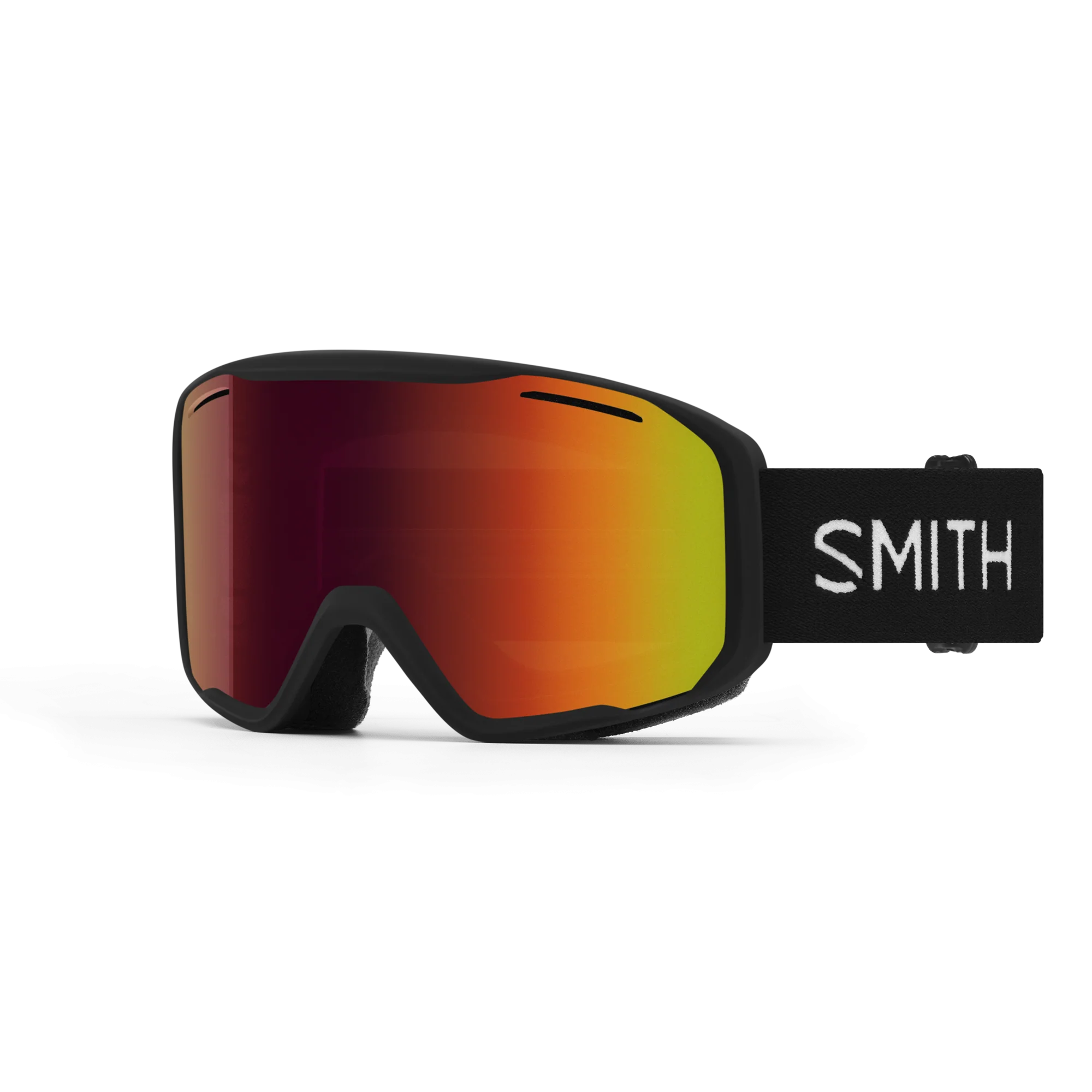 Masque de ski Smith - Blazer - Noir - Red Sol-X Mirror