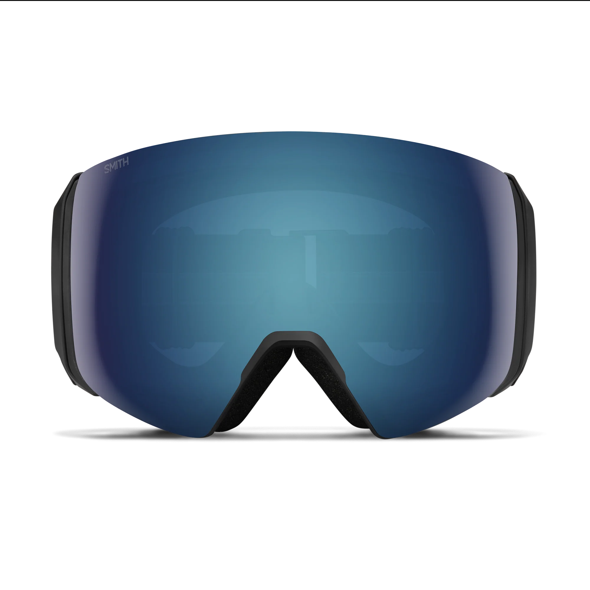 Masque de ski Smith - 4D MAG XL - Noir - ChromaPop Sun Blue Mirror