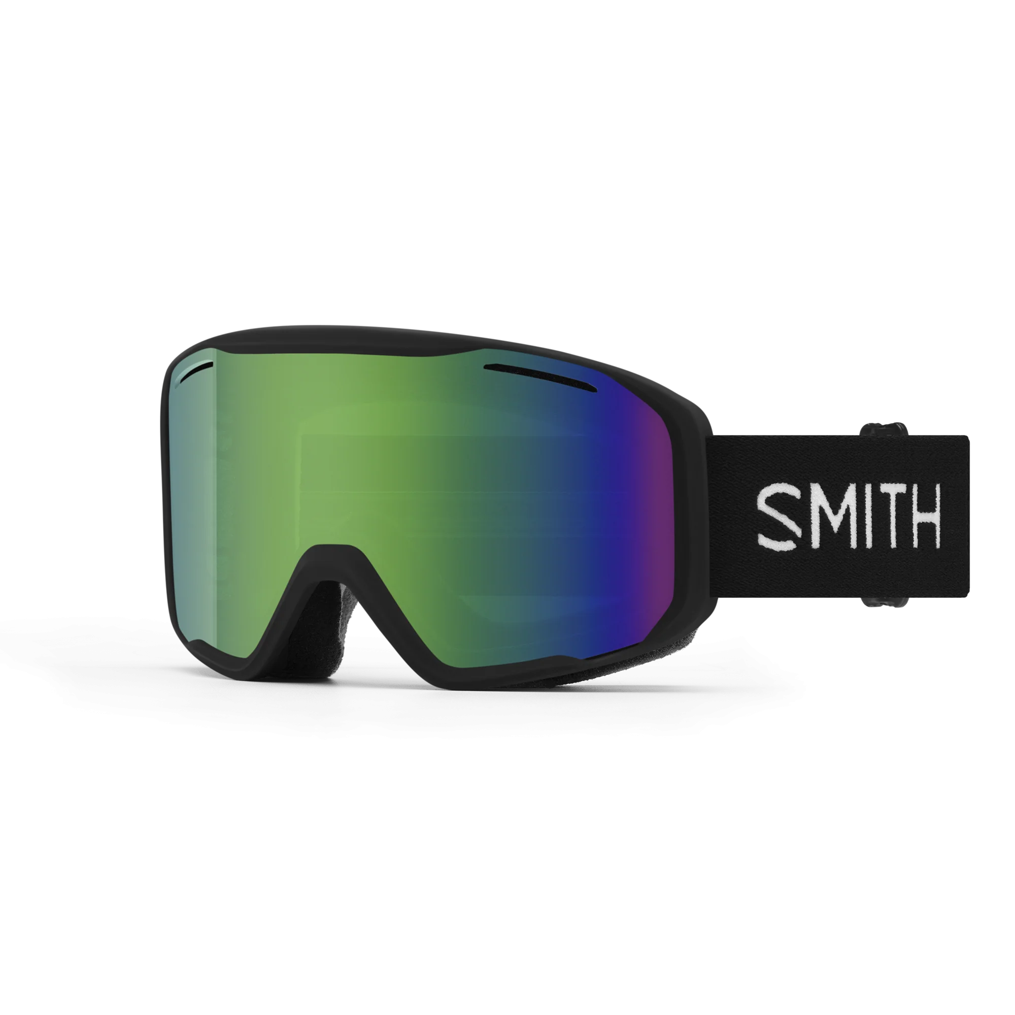 Masque de ski Smith - Blazer - Noir - Green Sol-X Mirror