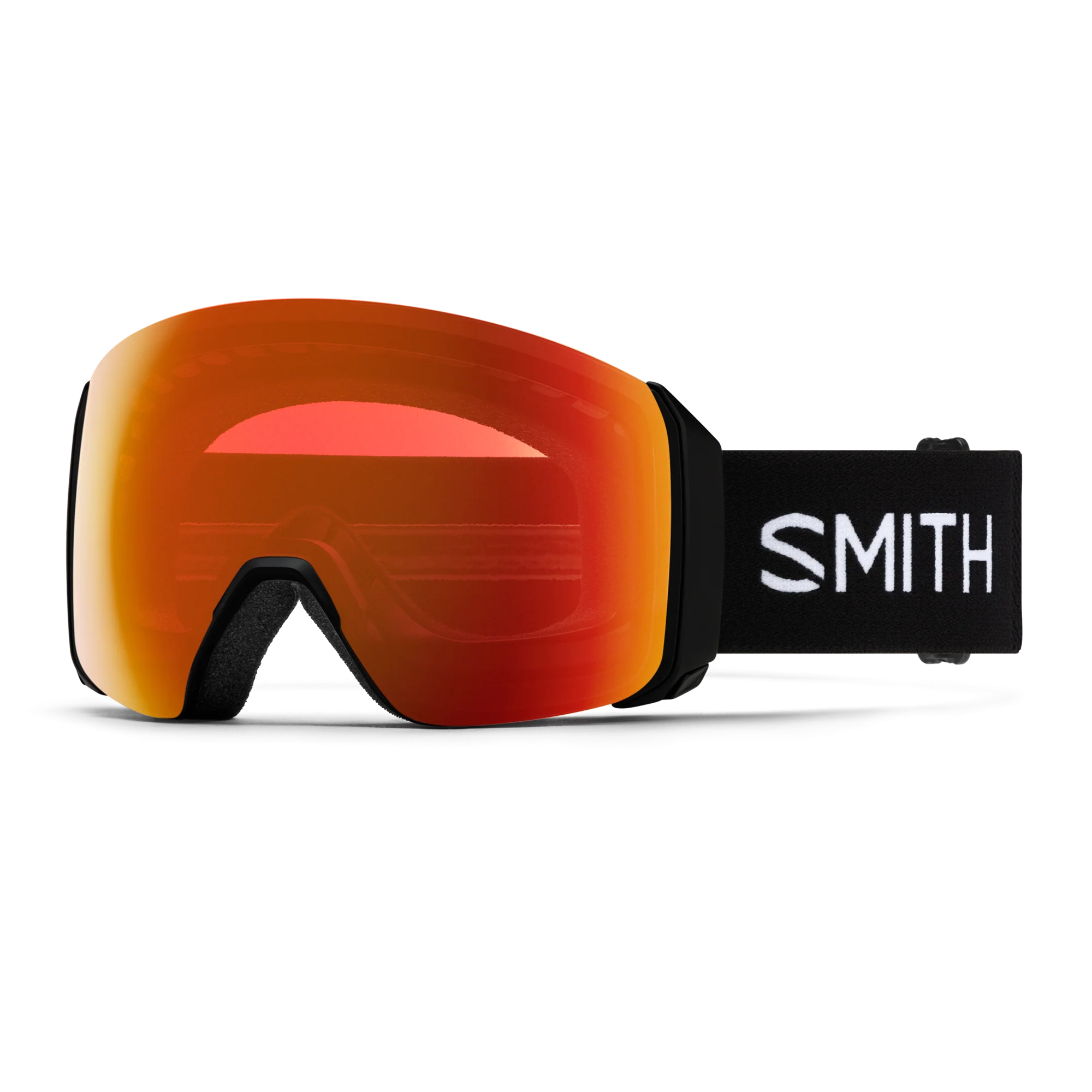 Masque de ski Smith - 4D MAG XL - Noir - ChromaPop Everyday Red Mirror