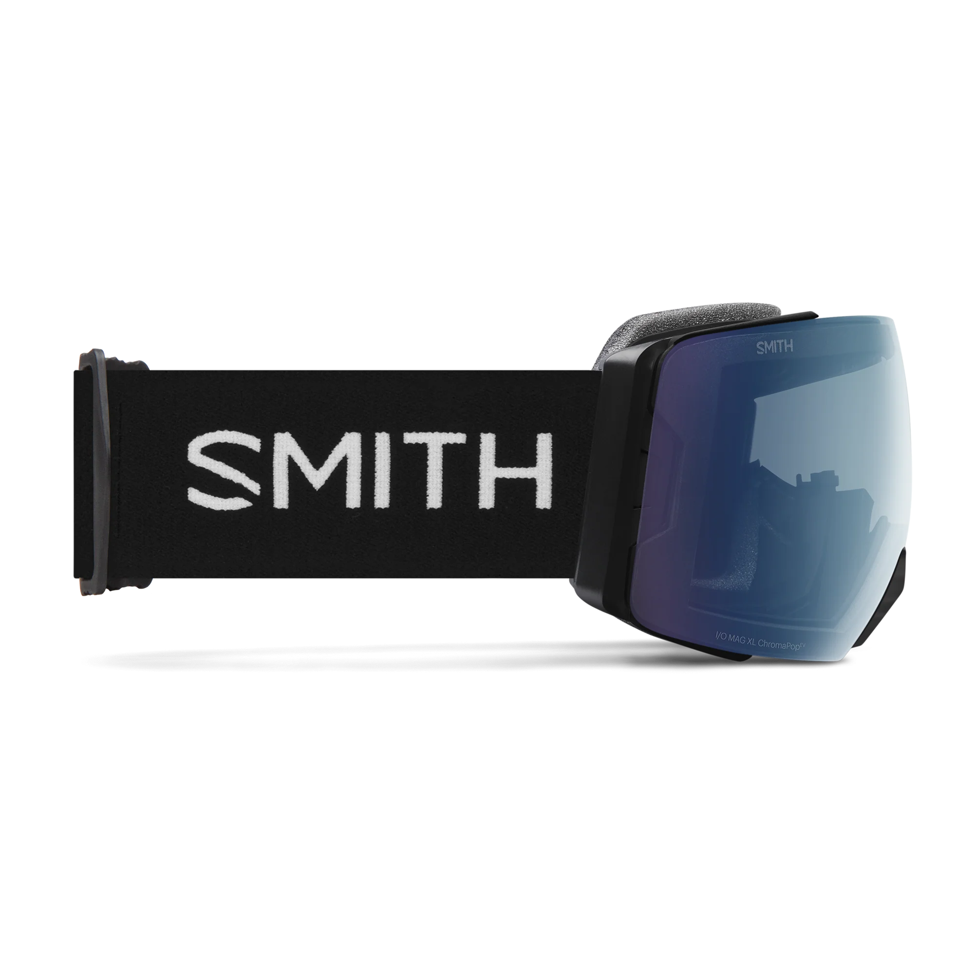 Masque de ski Smith - I/O MAG XL - Noir - ChromaPop Everyday Blue Mirror