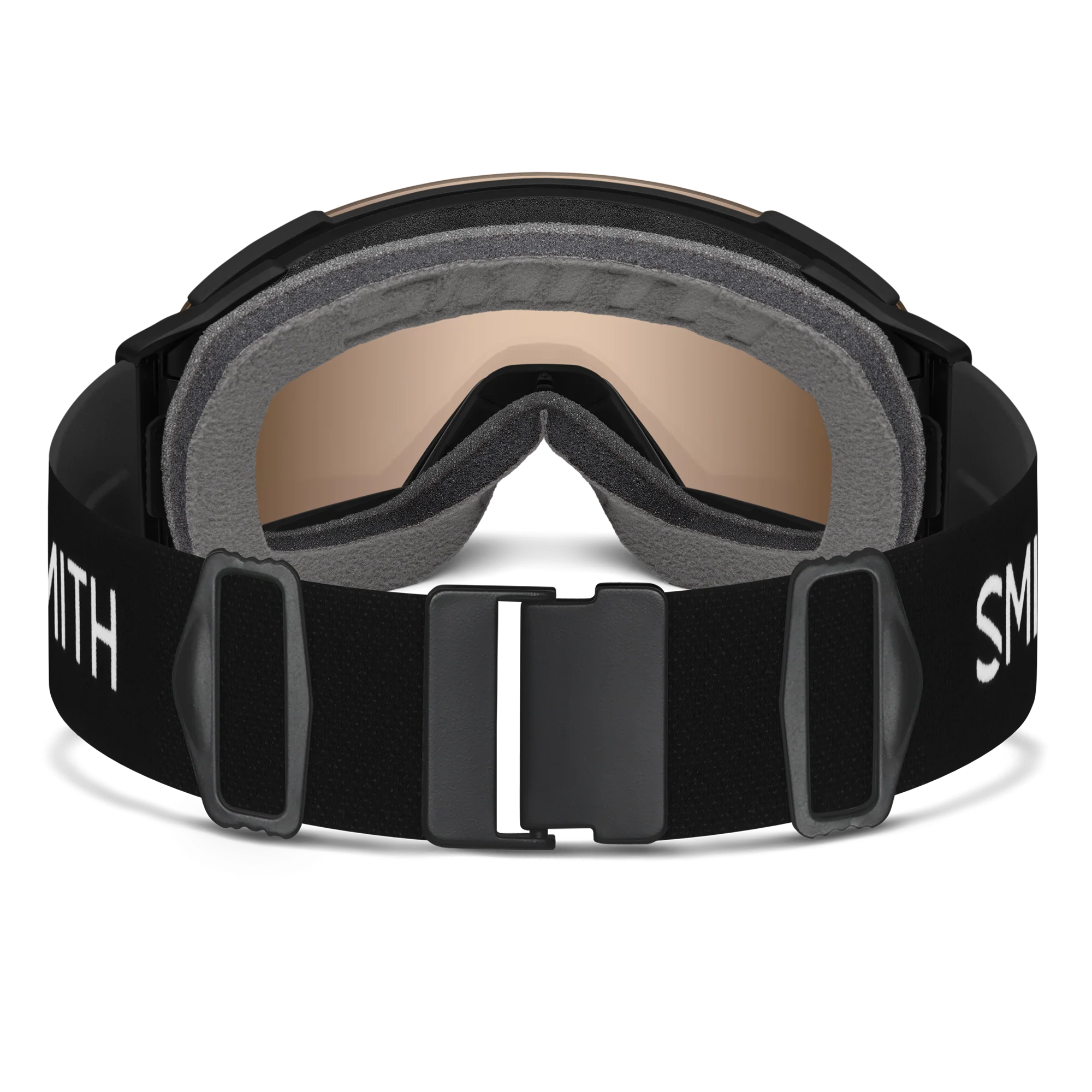 Masque de ski Smith - I/O MAG XL - Noir - ChromaPop Pro Photochromic Gold Mirror
