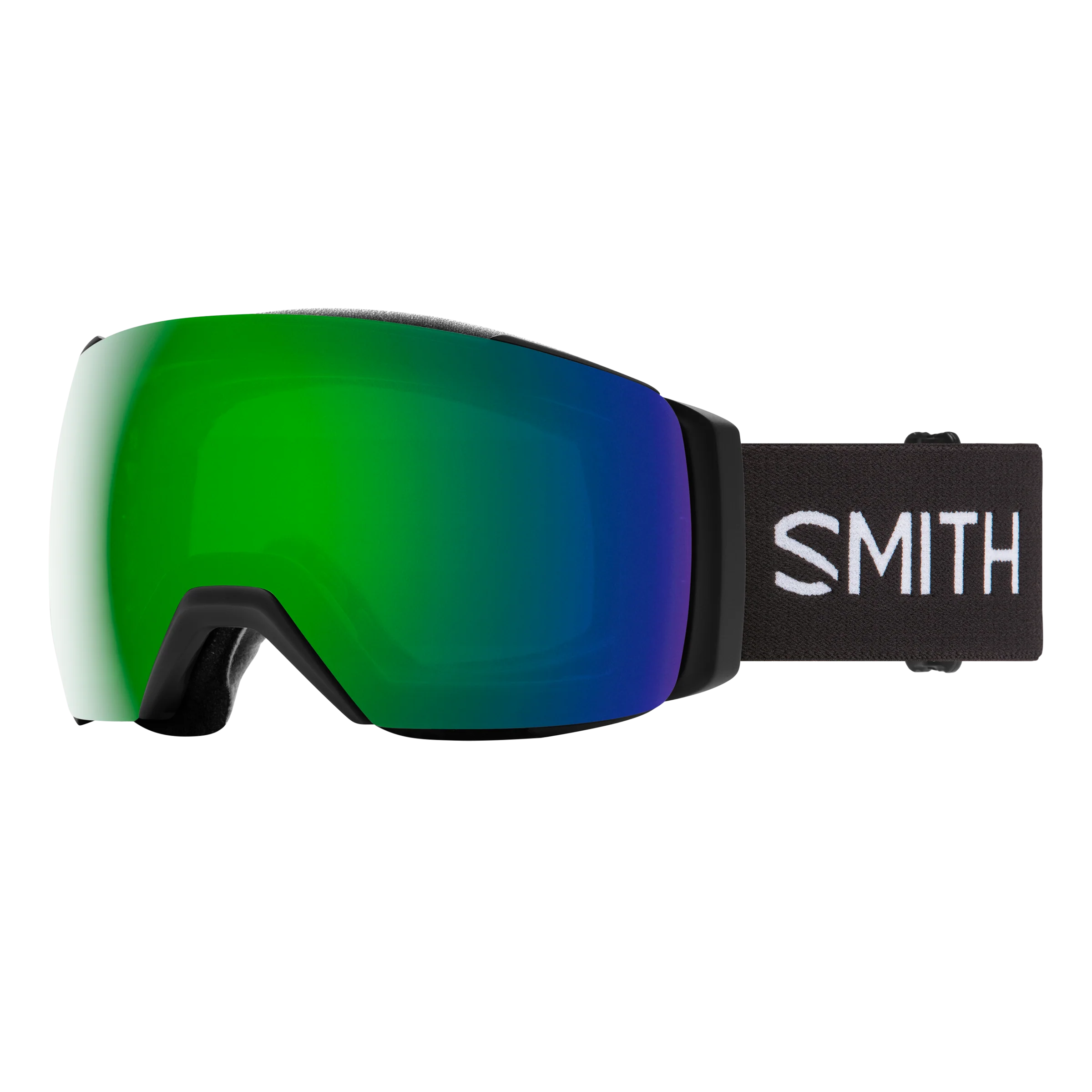 Masque de ski Smith - I/O MAG XL - Noir - ChromaPop Sun Green Mirror