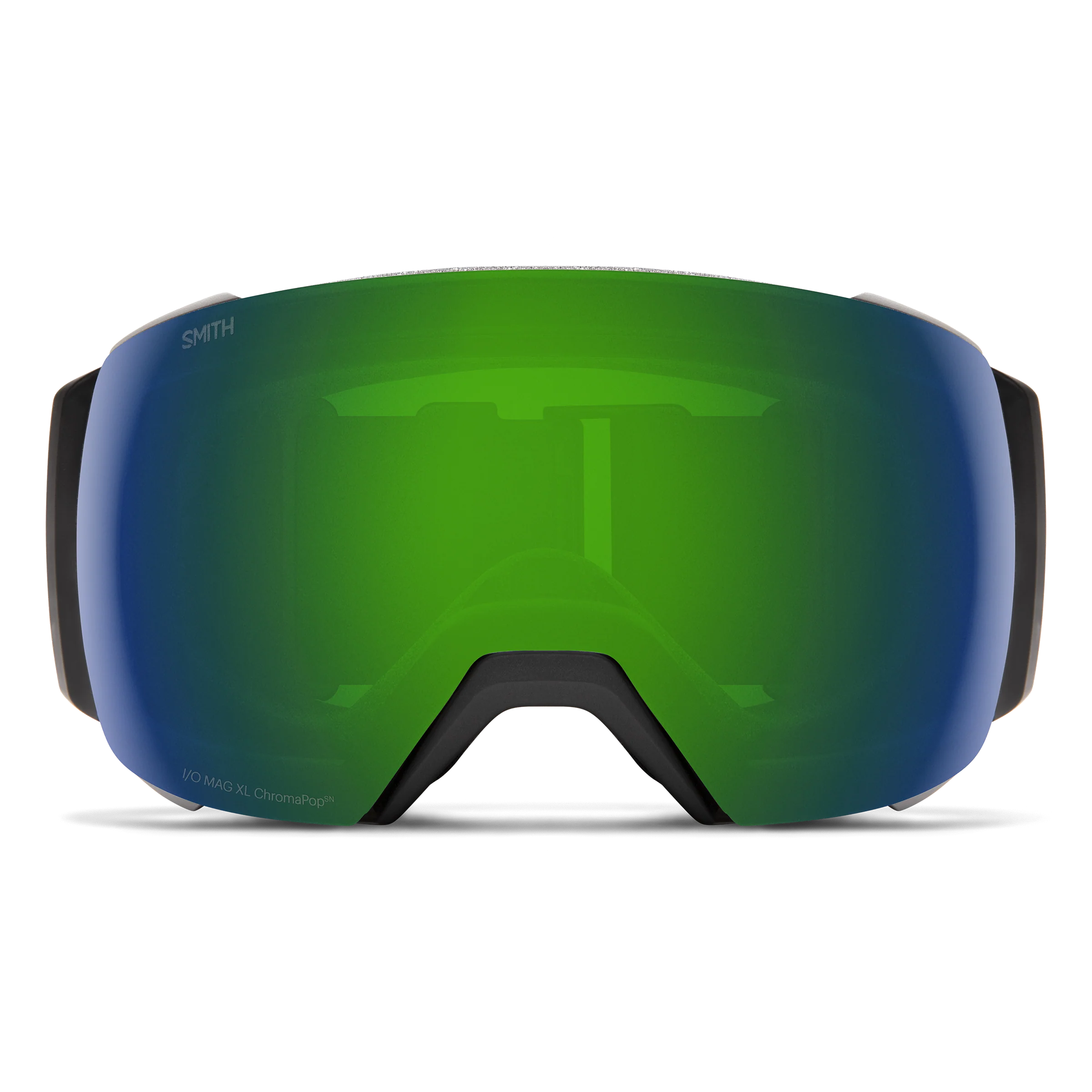 Masque de ski Smith - I/O MAG XL - Noir - ChromaPop Sun Green Mirror