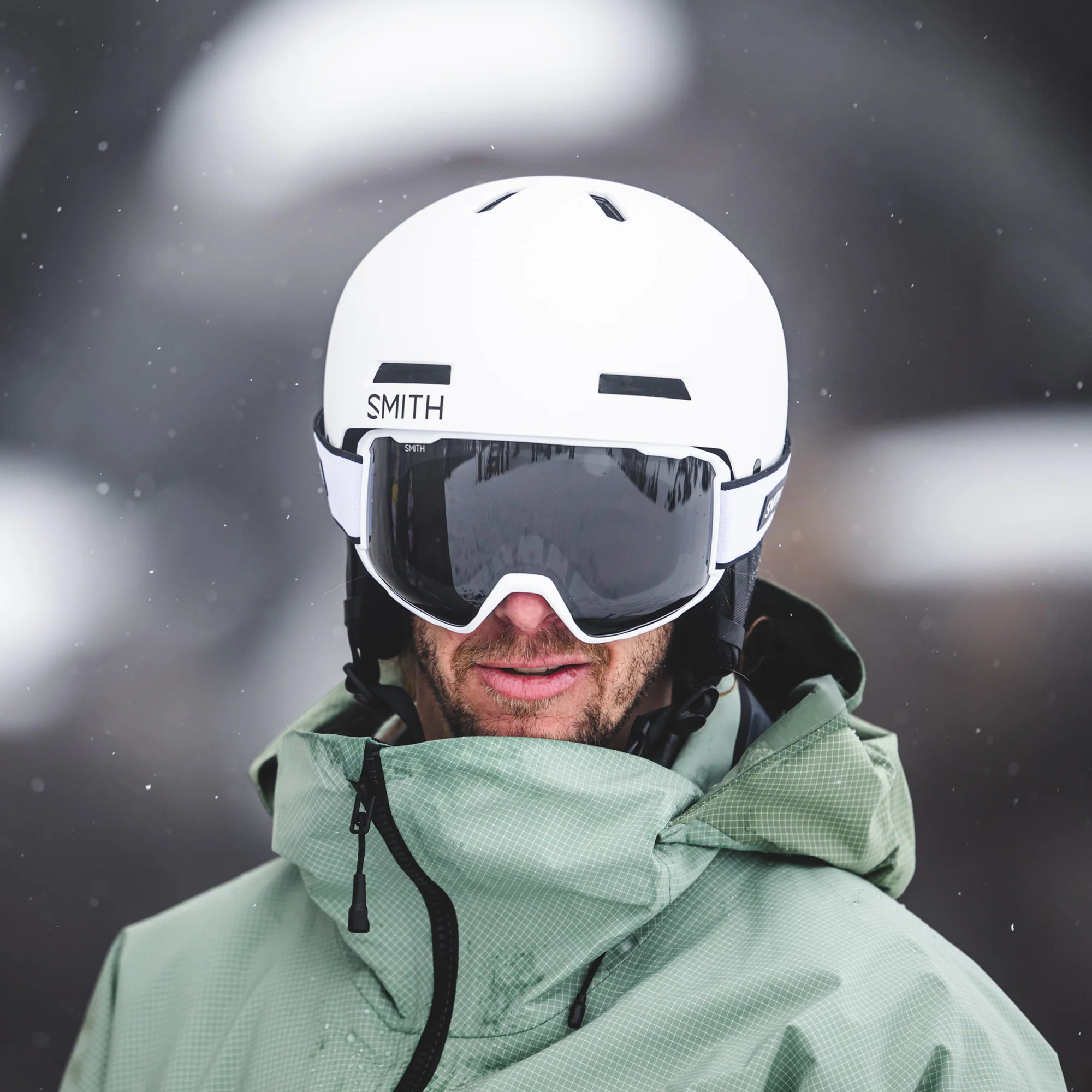 Masque de ski Smith - Preview - Blanc Fade Out - ChromaPop Sun Black 5
