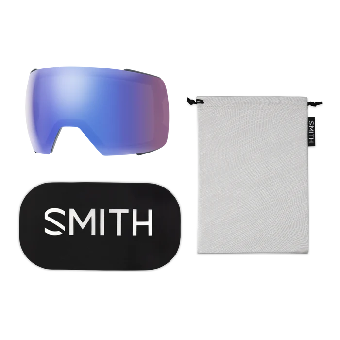 Masque de ski Smith - I/O MAG XL - Noir - ChromaPop Everyday Green Mirror