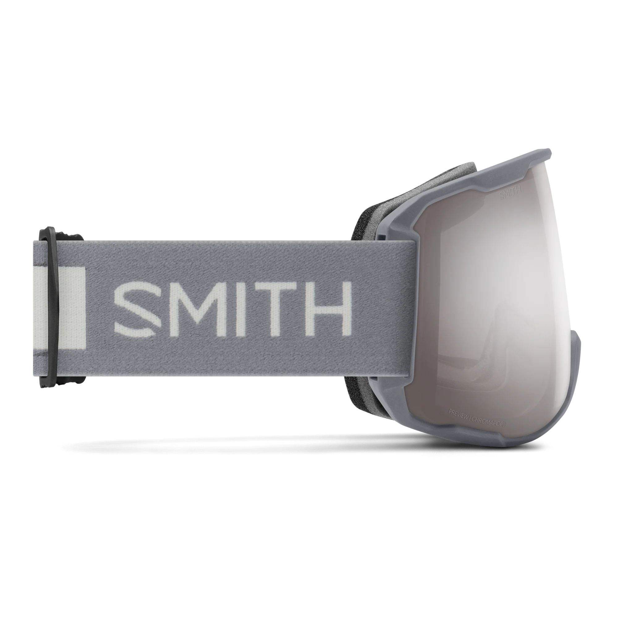 Masque de ski Smith - Preview - Gris Cirrus - ChromaPop Sun Platinum Mirror 3