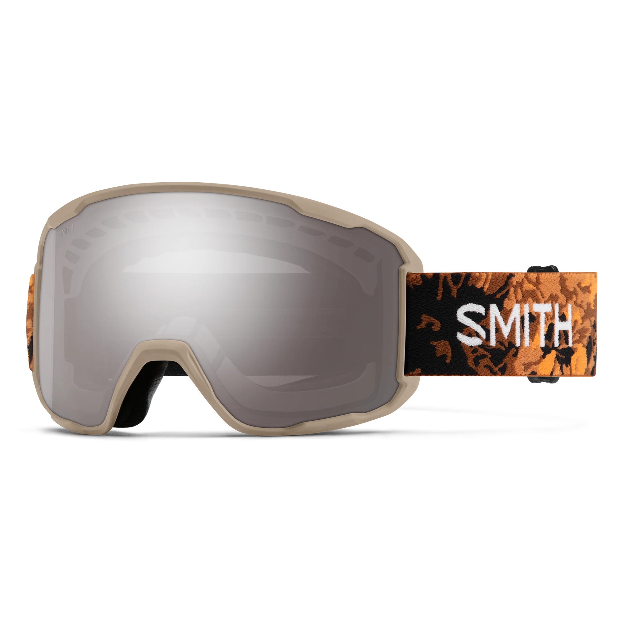 Masque de ski Smith - Preview - Beige Classic Botanist - ChromaPop Sun Platinum Mirror
