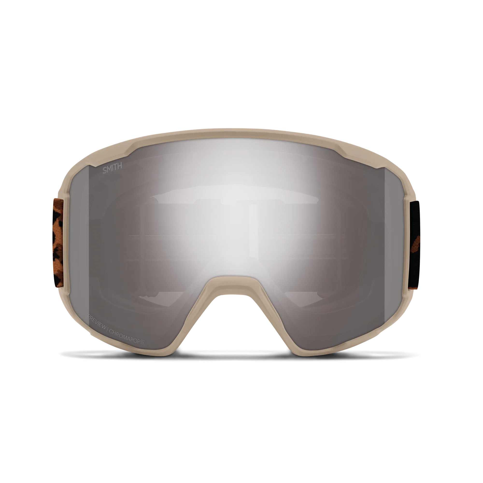 Masque de ski Smith - Preview - Beige Classic Botanist - ChromaPop Sun Platinum Mirror 2