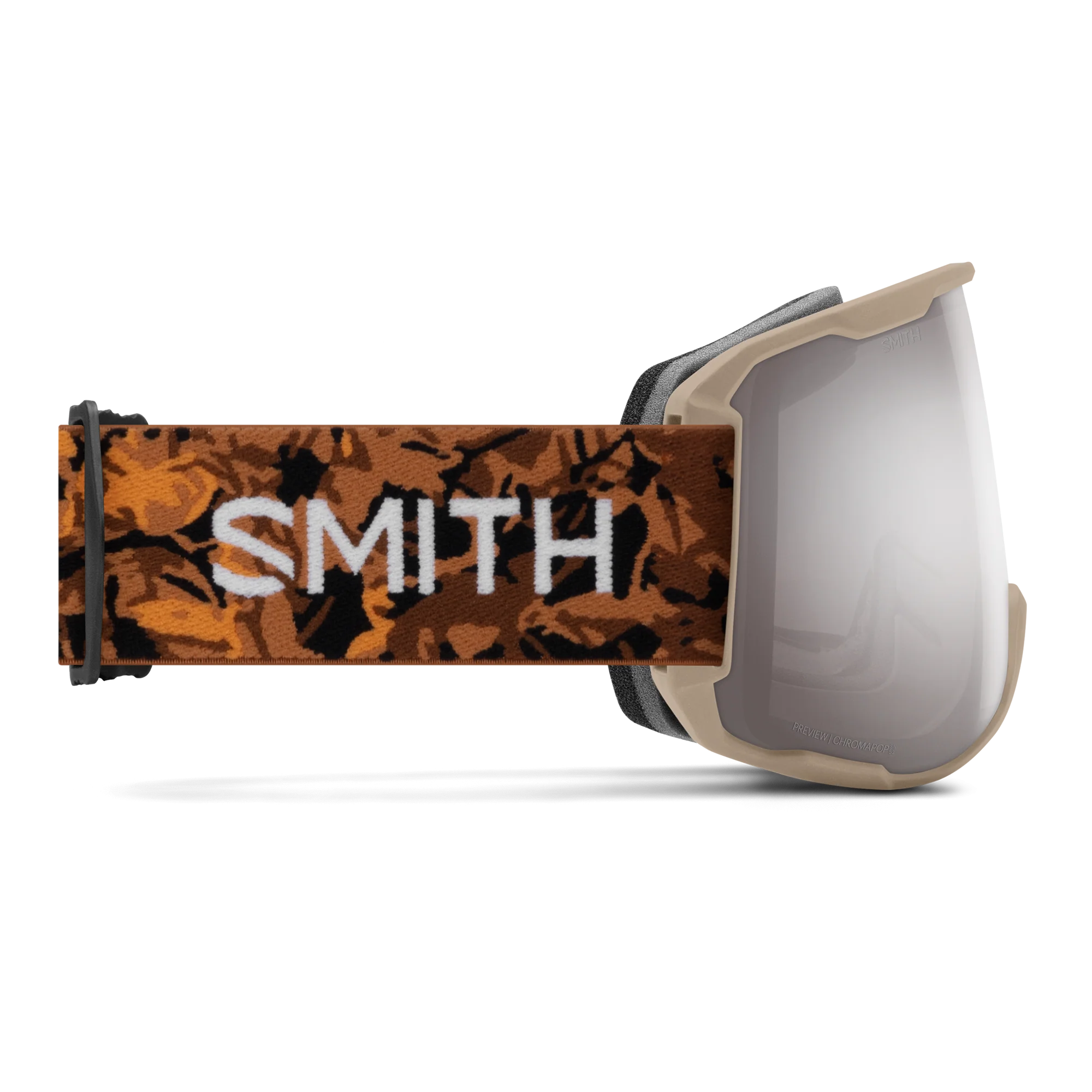 Masque de ski Smith - Preview - Beige Classic Botanist - ChromaPop Sun Platinum Mirror 3