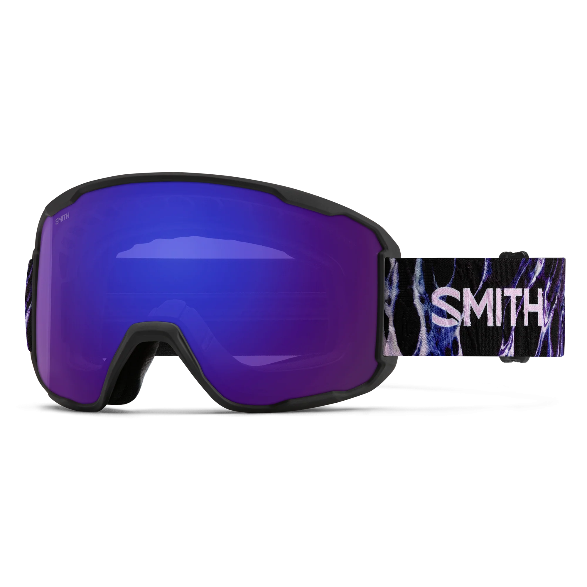 Masque de ski Smith - Preview - Noir Flex Plasma - ChromaPop Everyday Violet Mirror