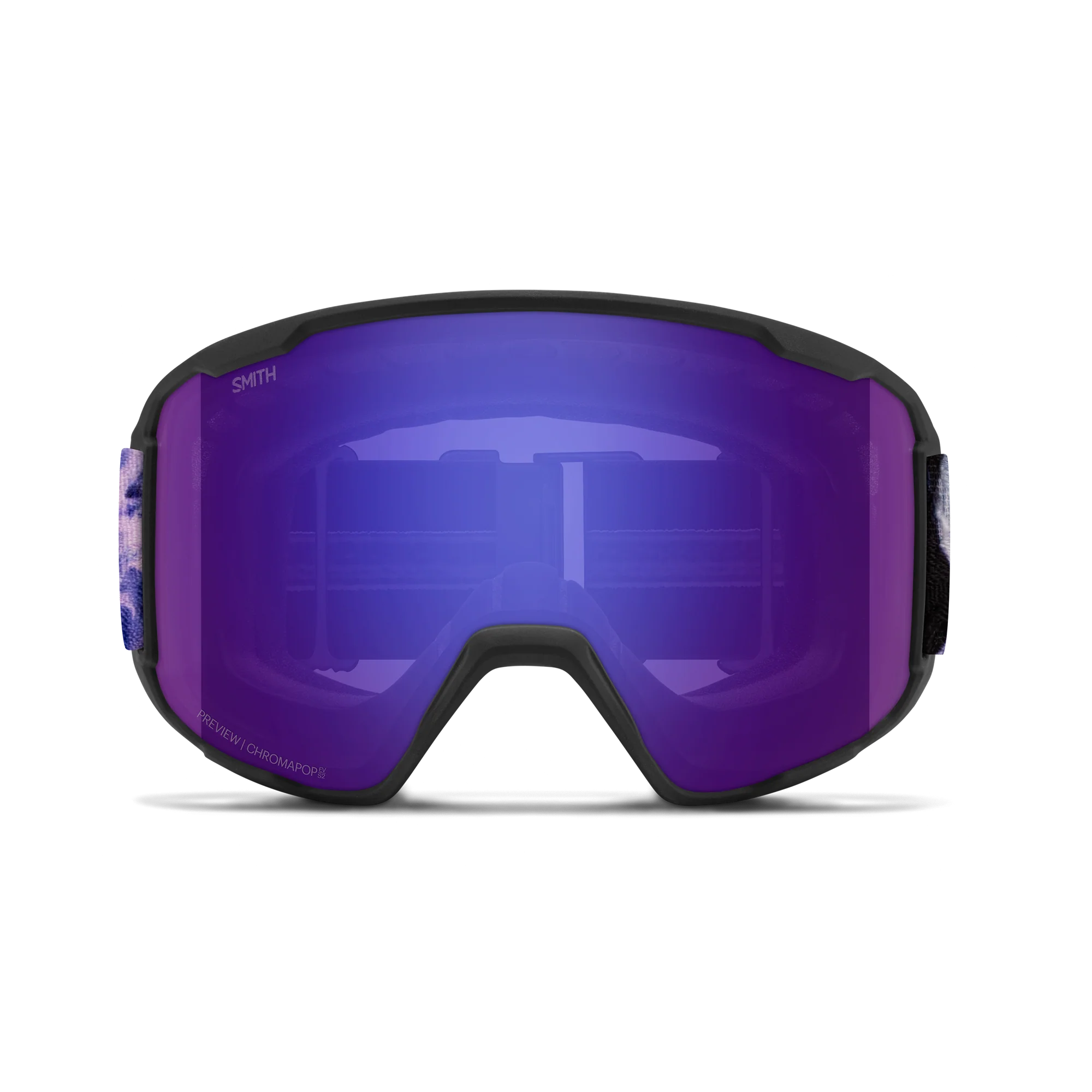 Masque de ski Smith - Preview - Noir Flex Plasma - ChromaPop Everyday Violet Mirror 2