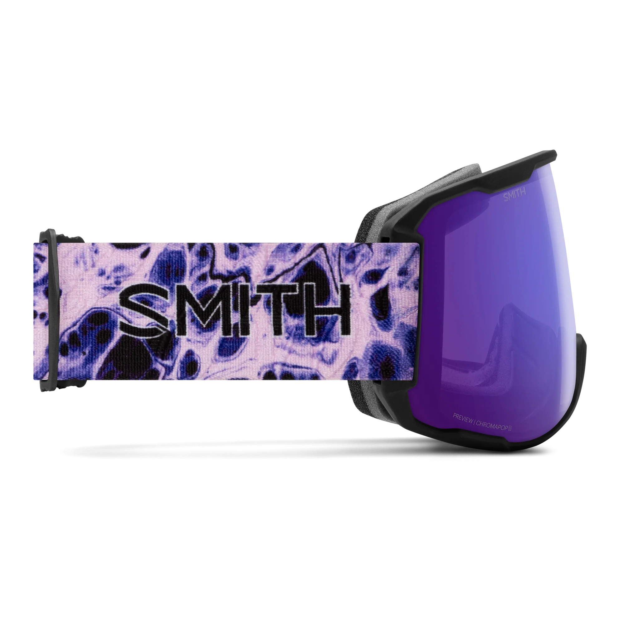 Masque de ski Smith - Preview - Noir Flex Plasma - ChromaPop Everyday Violet Mirror 3