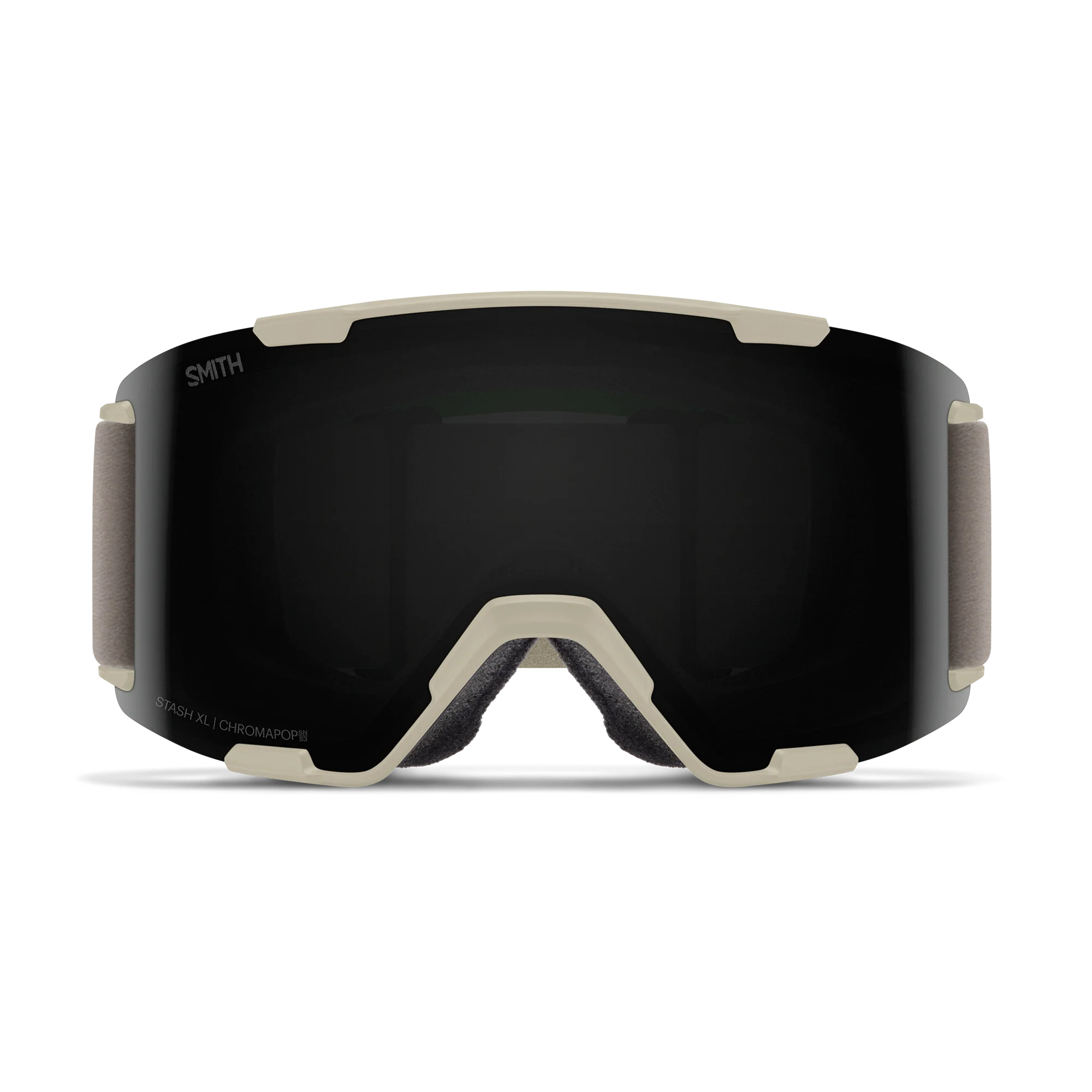 Masque de ski Smith - Stash XL - Craie - ChromaPop Sun Black 2