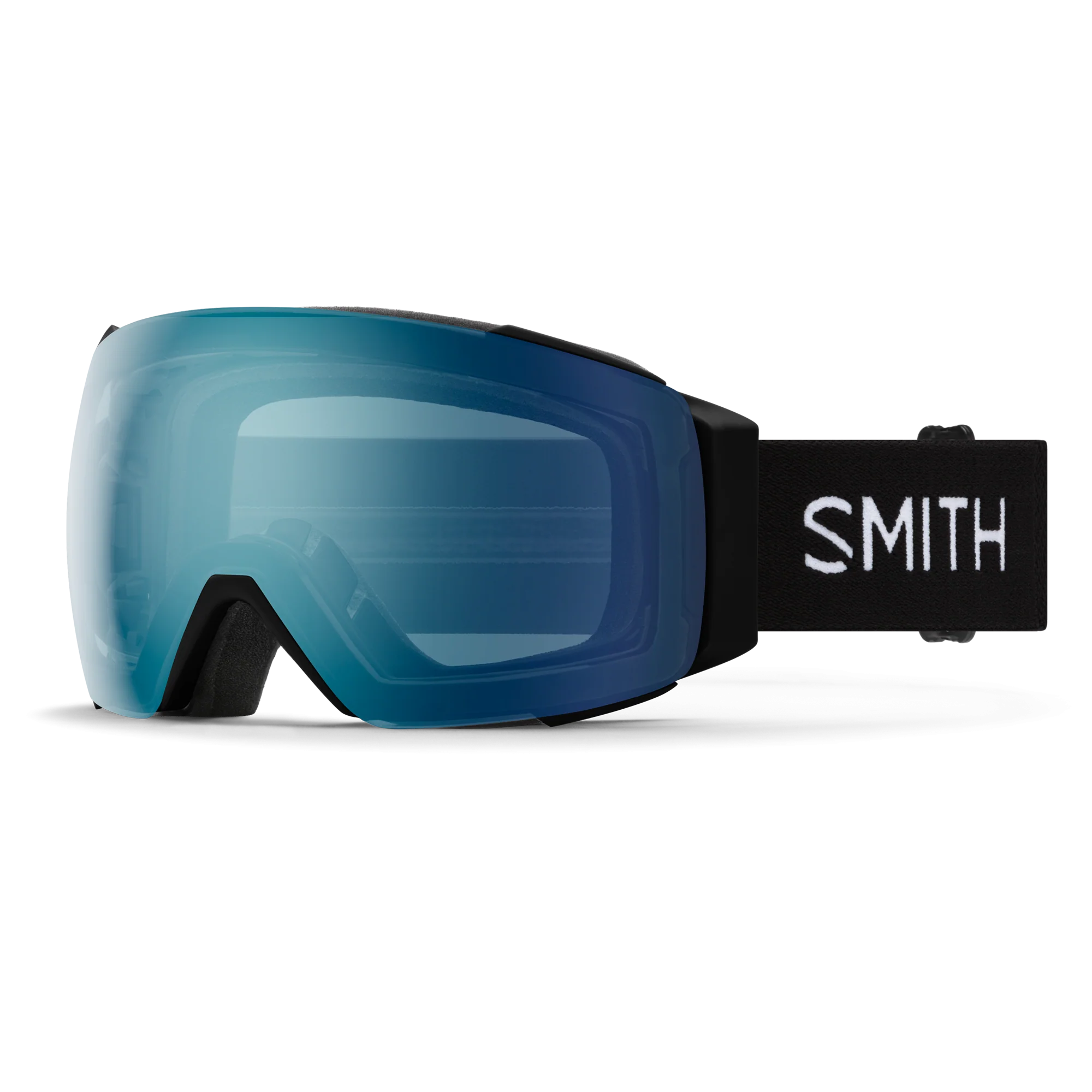 Masque de ski Smith - I/O MAG - Noir - ChromaPop Everyday Blue Mirror