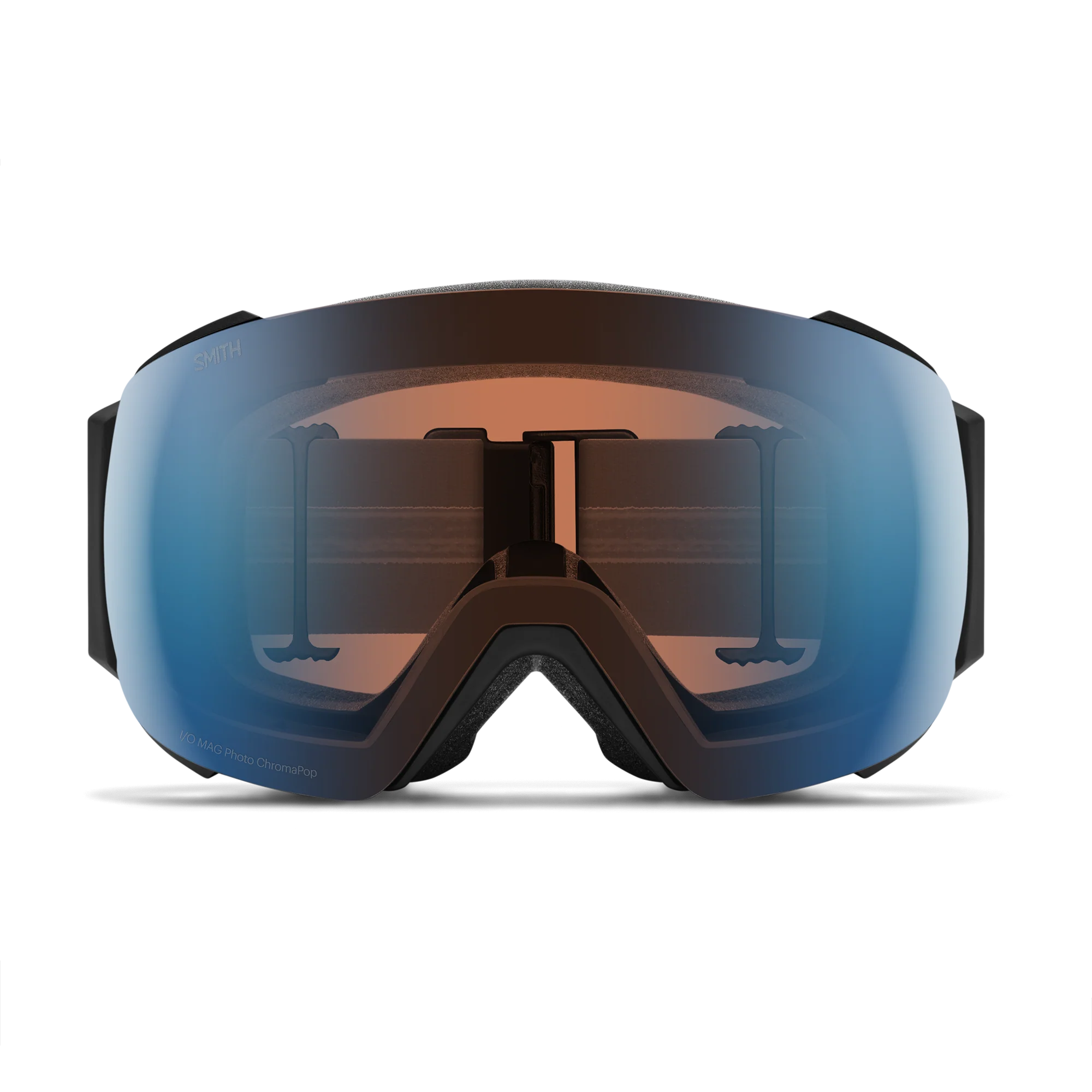 Masque de ski Smith - I/O MAG - Noir - ChromaPop Pro Photochromic Blue Mirror