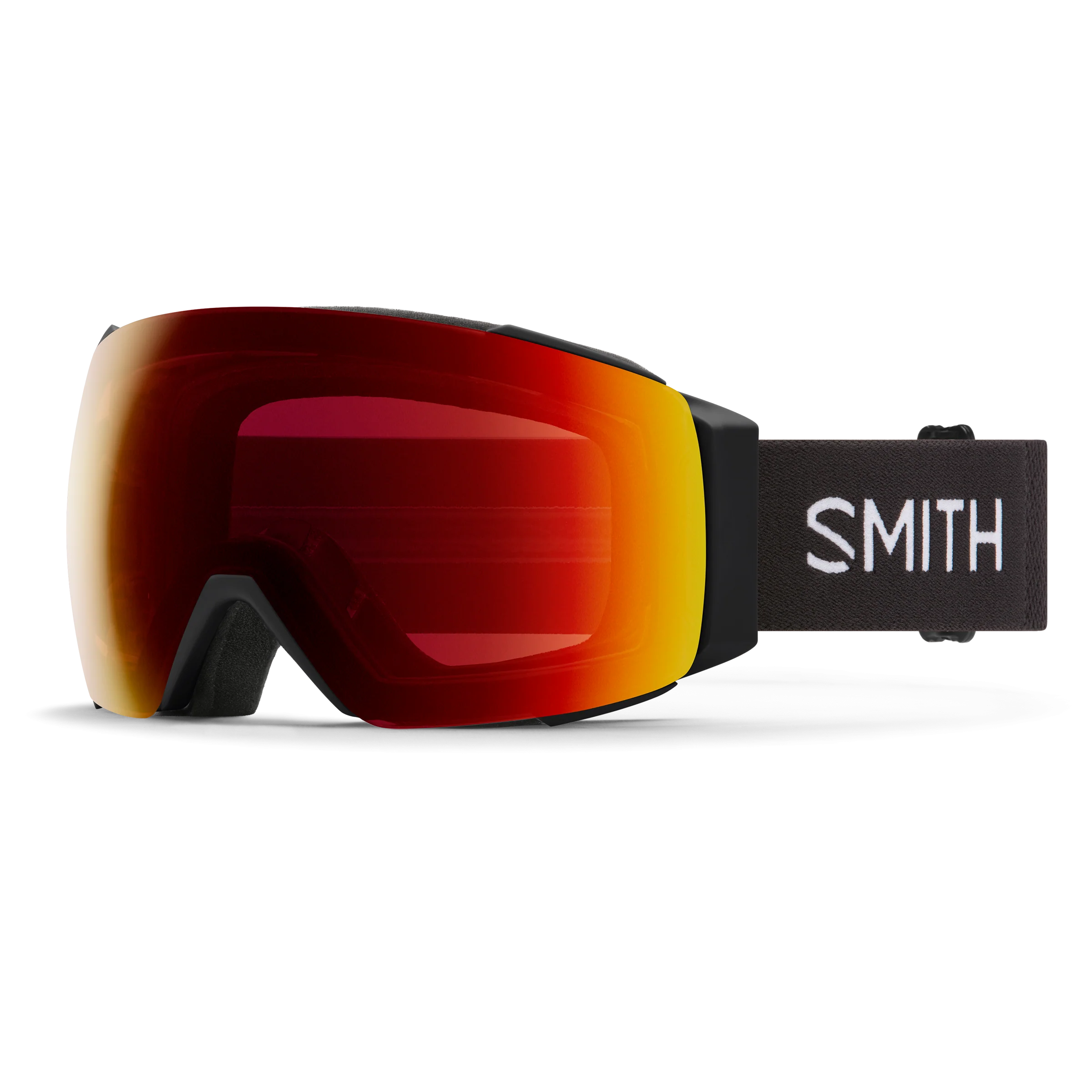 Masque de ski Smith - I/O MAG - Noir - ChromaPop Sun Red Mirror