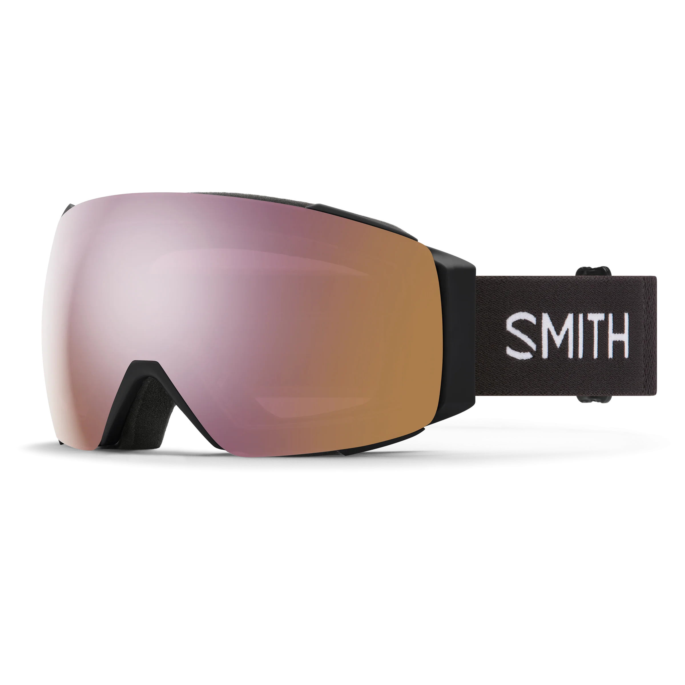 Masque de ski Smith - I/O MAG - Noir - ChromaPop Everyday Rose Gold Mirror