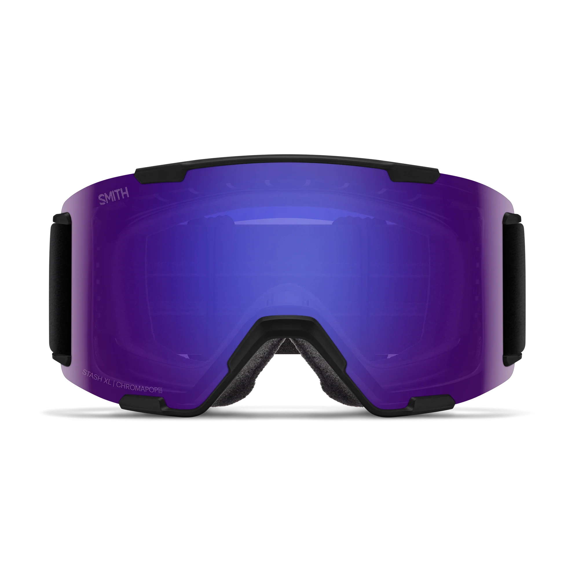 Masque de ski Smith - Stash XL - Noir - ChromaPop Everyday Violet Mirror 2