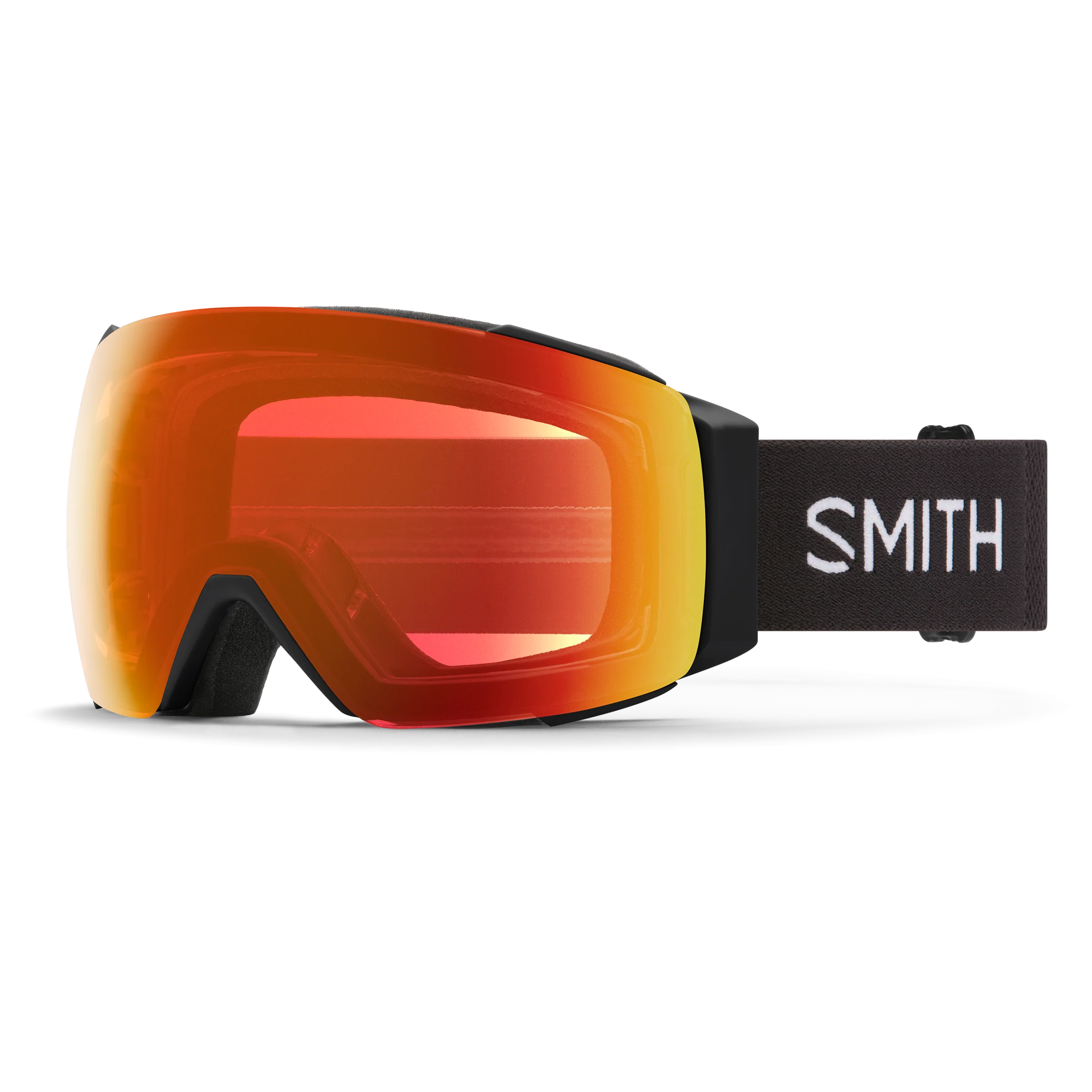 Masque de ski Smith - I/O MAG - Noir - ChromaPop Everyday Red Mirror