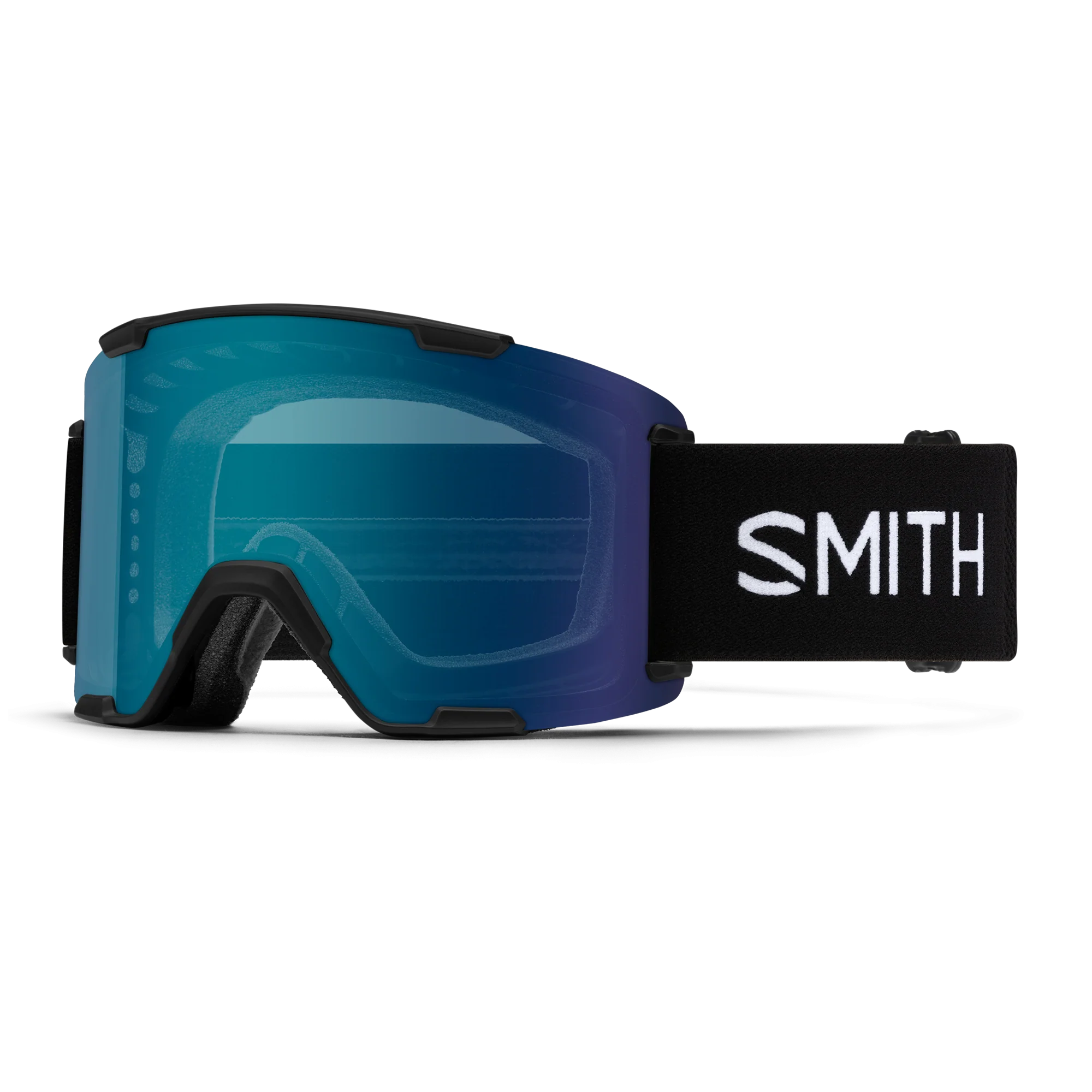 Masque de ski Smith - Stash XL - Noir - ChromaPop Everyday Blue Mirror