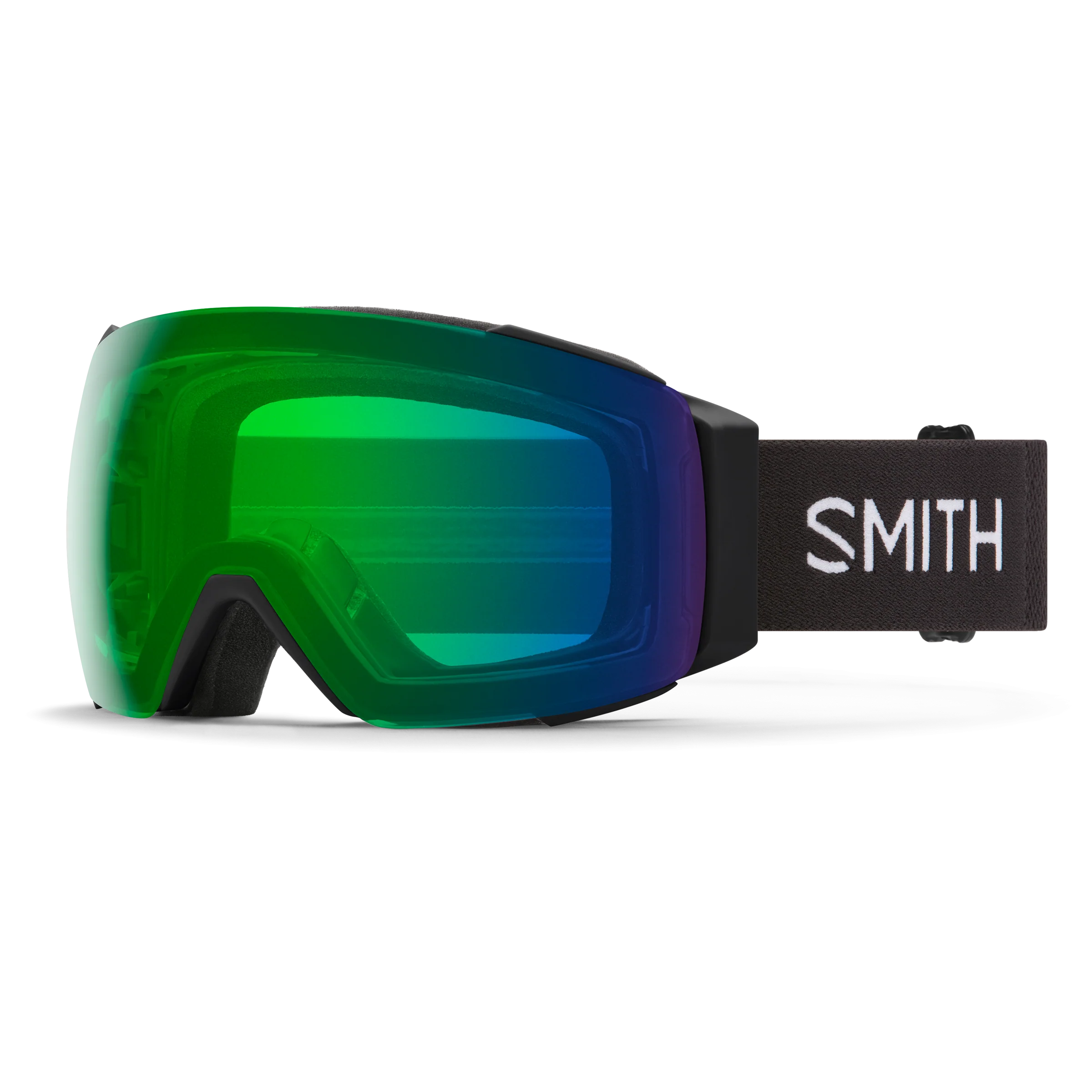 Masque de ski Smith - I/O MAG - Noir - ChromaPop Everyday Green Mirror