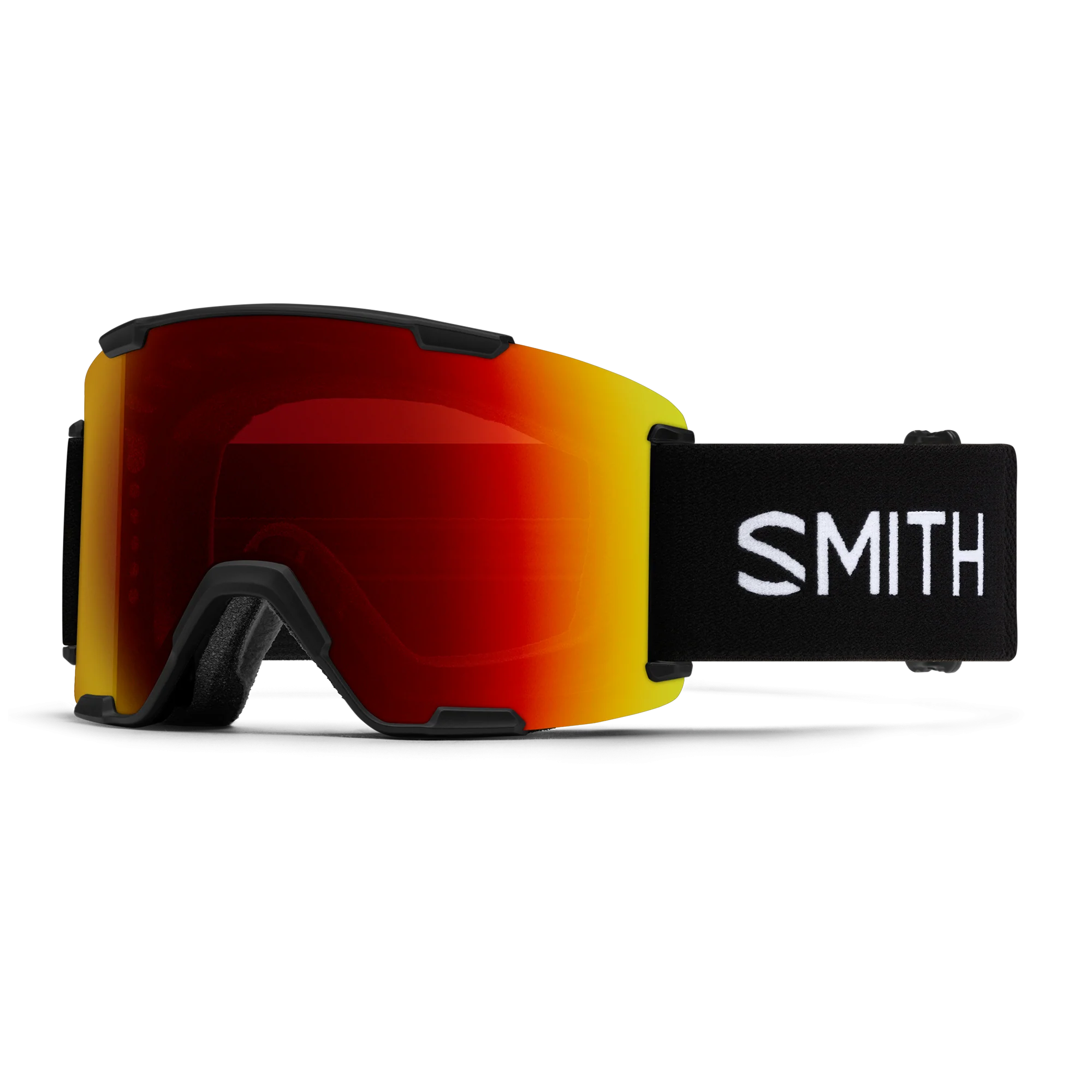 Masque de ski Smith - Stash XL - Noir - ChromaPop Sun Red Mirror