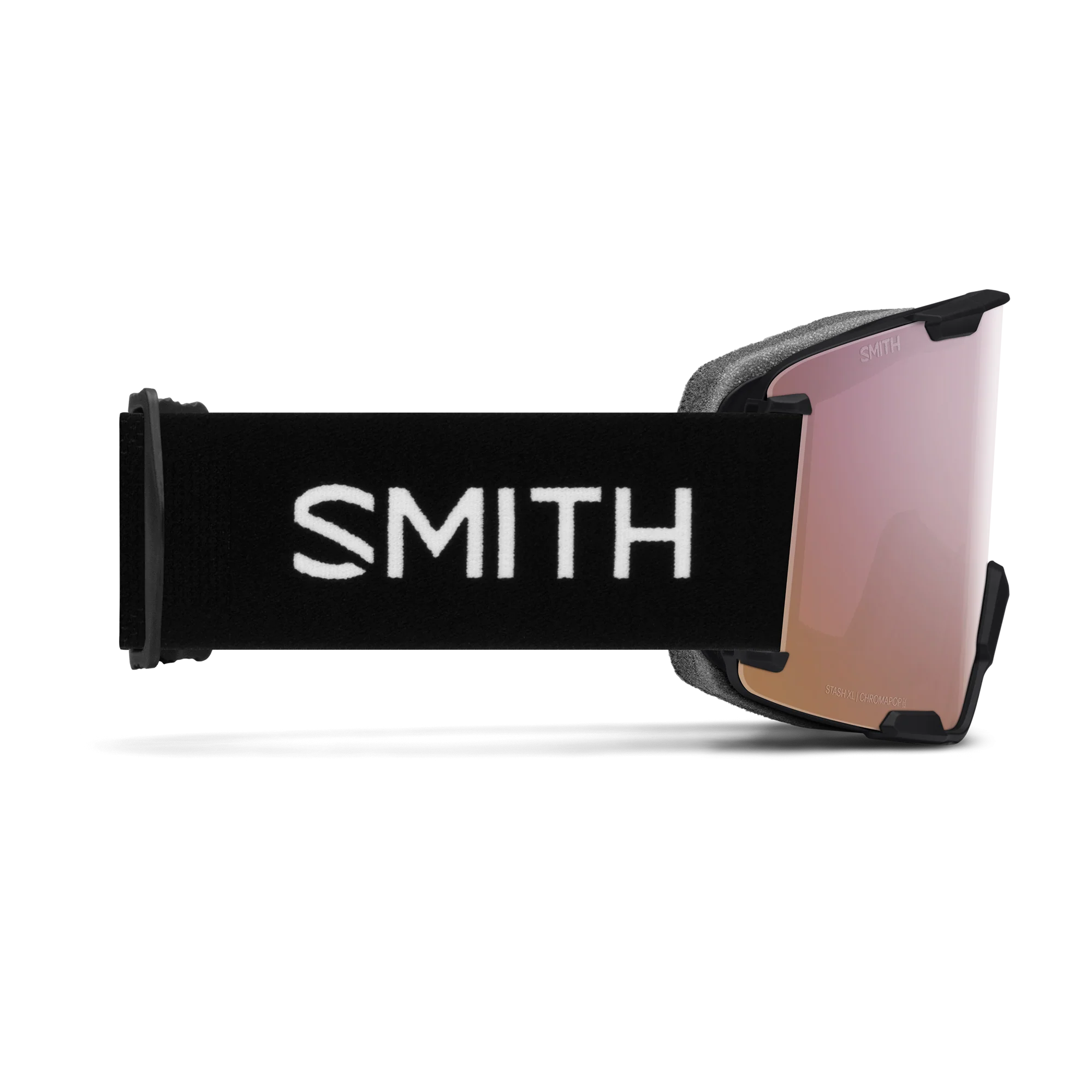 Masque de ski Smith - Stash XL - Noir - ChromaPop Everyday Rose Gold Mirror 3