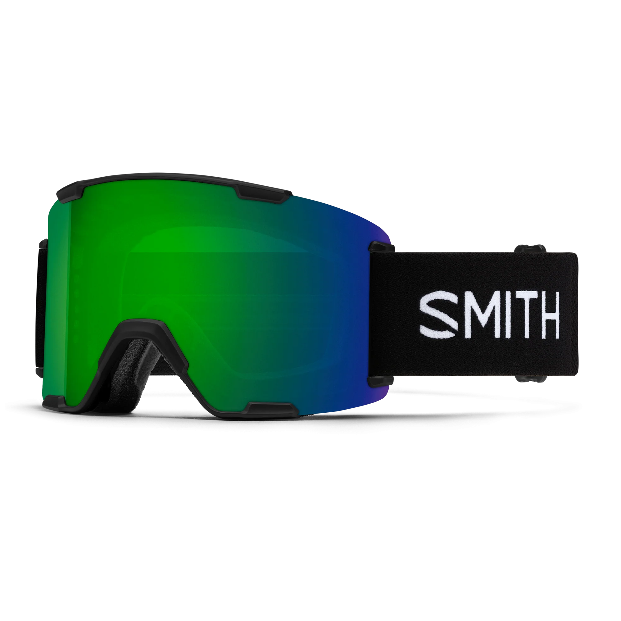 Masque de ski Smith - Stash XL - Noir - ChromaPop Sun Green Mirror