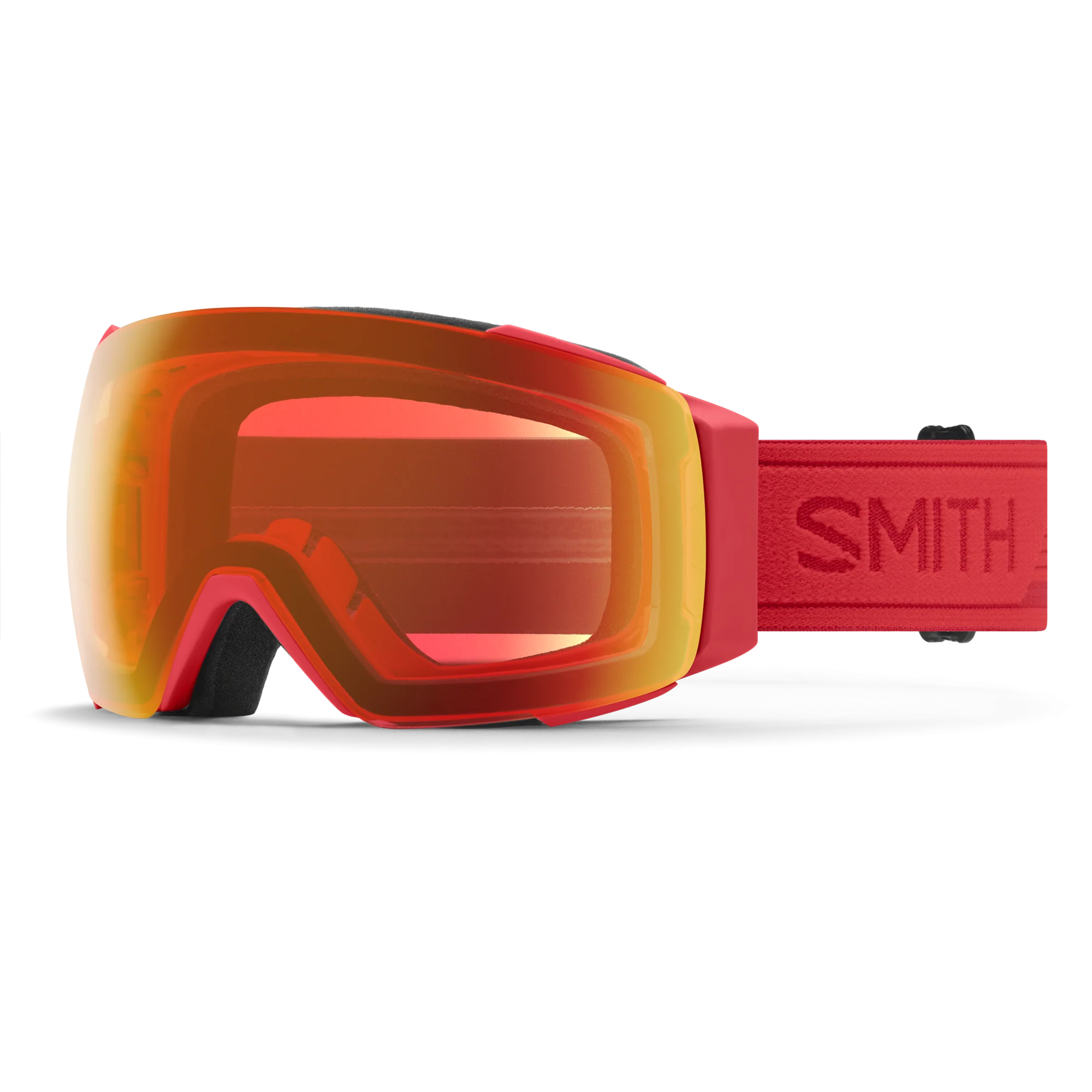 Masque de ski Smith - I/O MAG - Patrol - ChromaPop Everyday Red Mirror